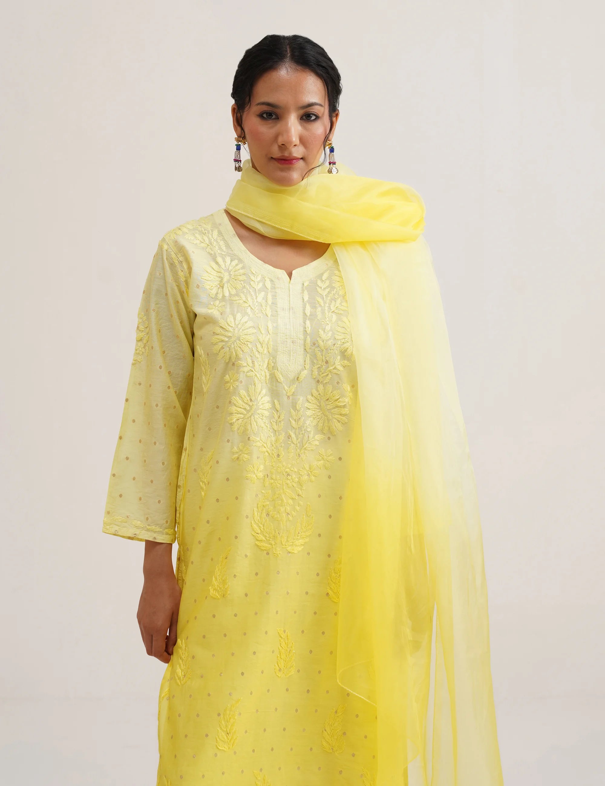 GULNAAR BANARASI SUIT SET OF THREE