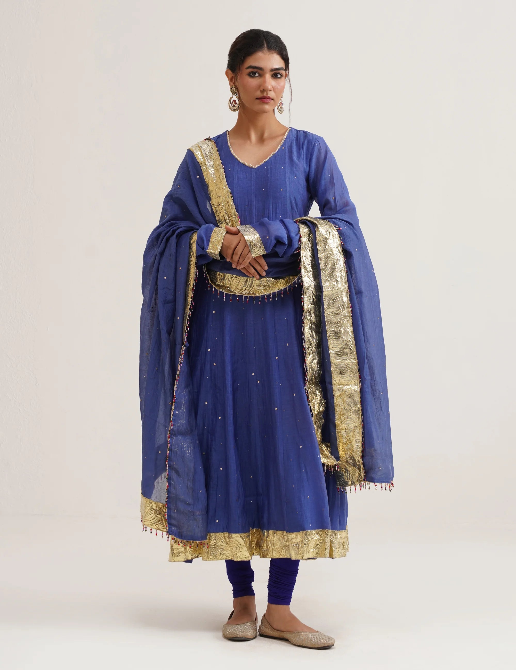 RIWAYAT CHANDERI KALI ANARKALI SET OF THREE