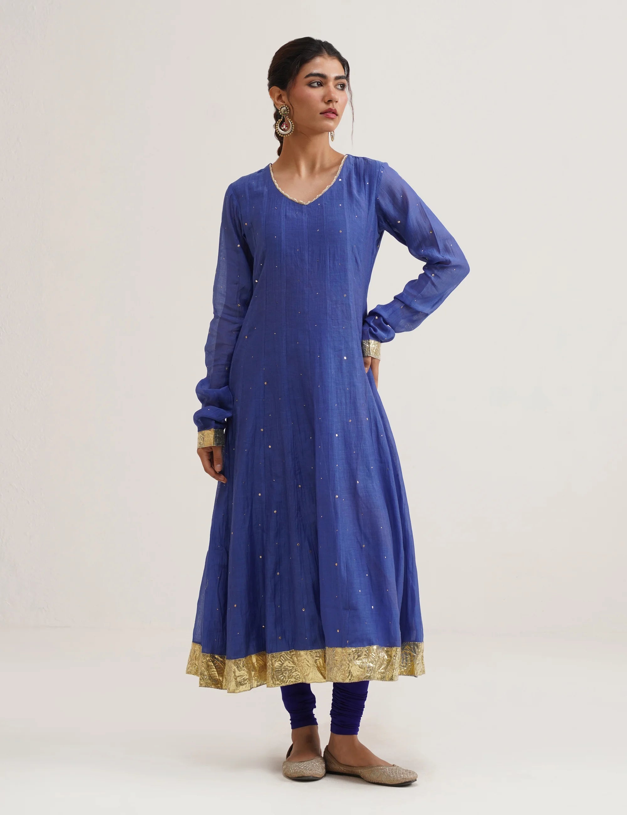 RIWAYAT CHANDERI KALI ANARKALI SET OF THREE
