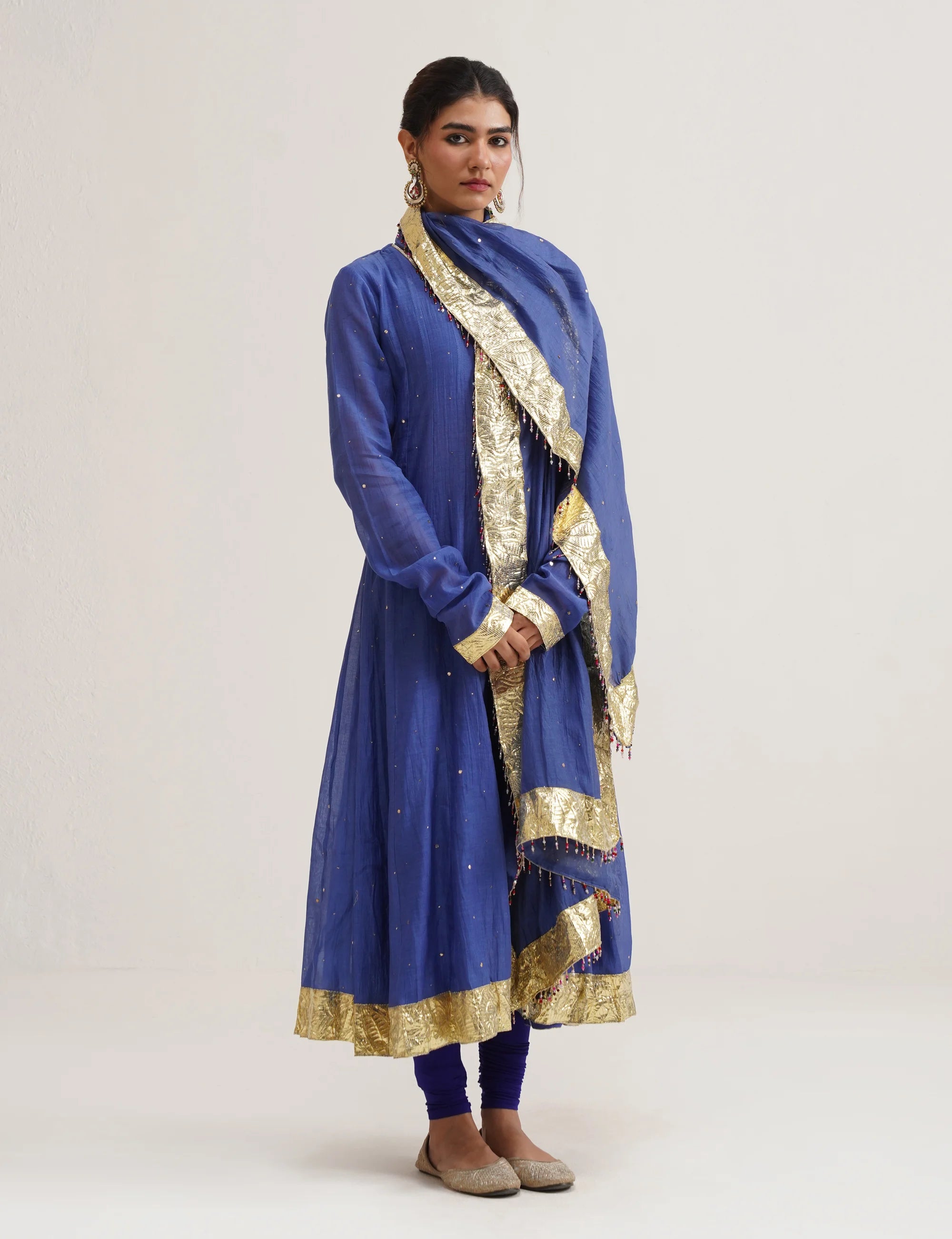 RIWAYAT CHANDERI KALI ANARKALI SET OF THREE