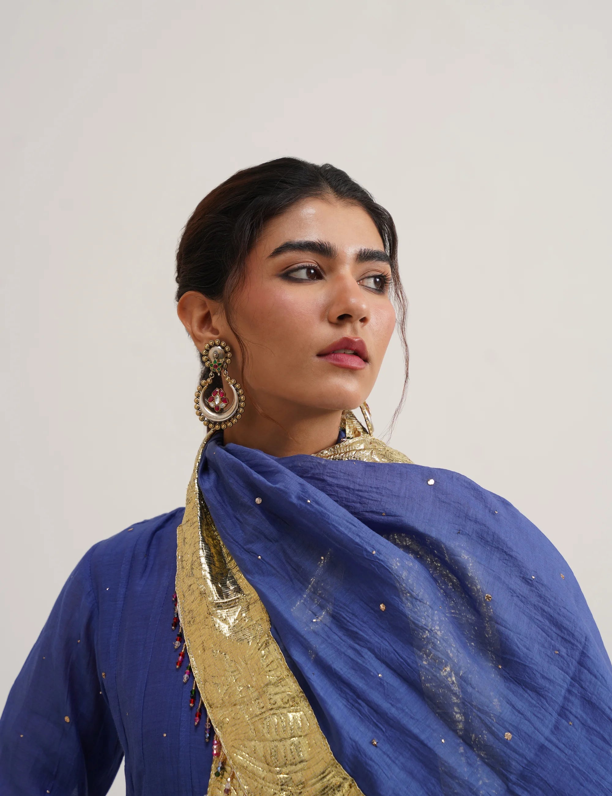 RIWAYAT CHANDERI KALI ANARKALI SET OF THREE