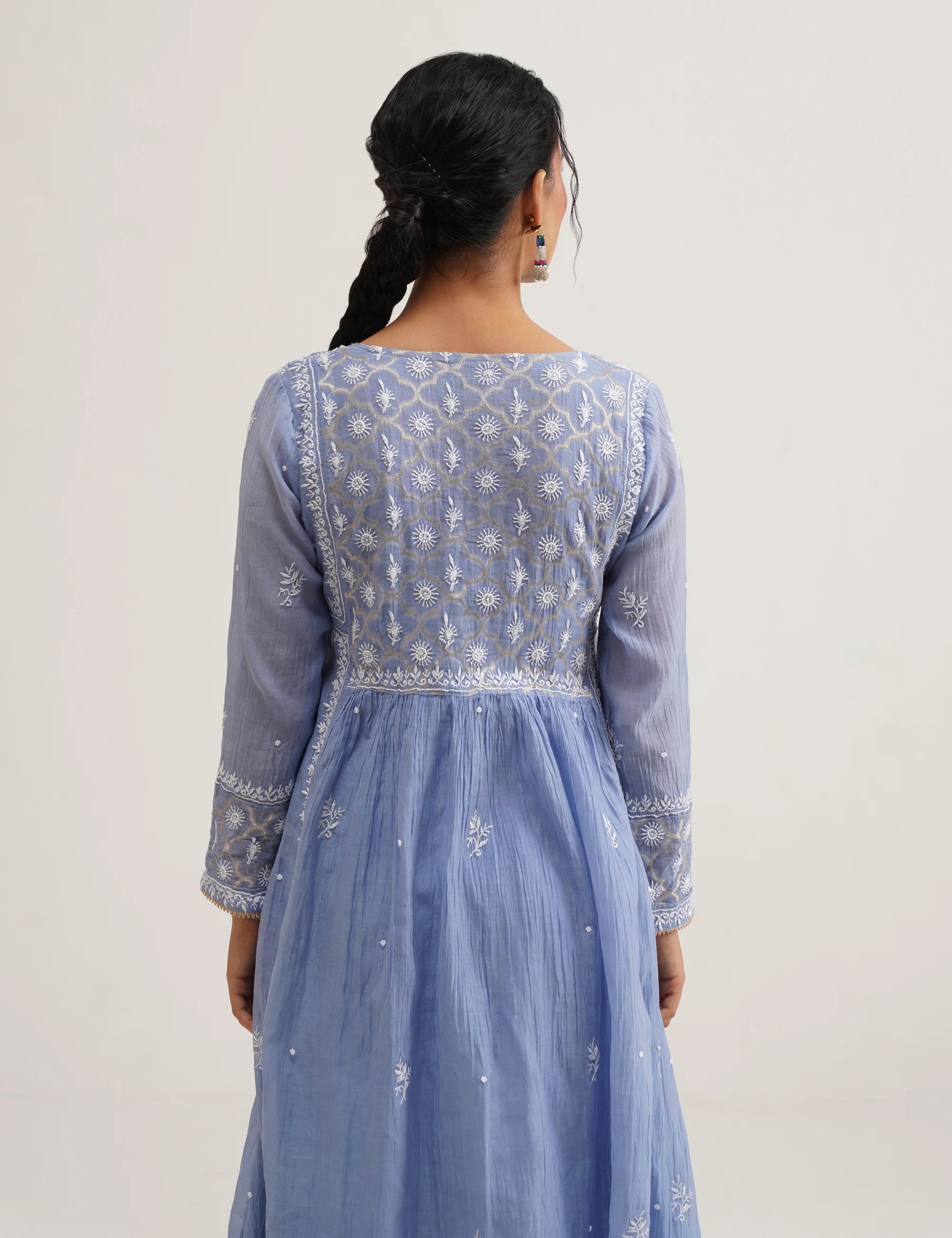NAAZ A-LINE YOLK KURTA SET OF THREE