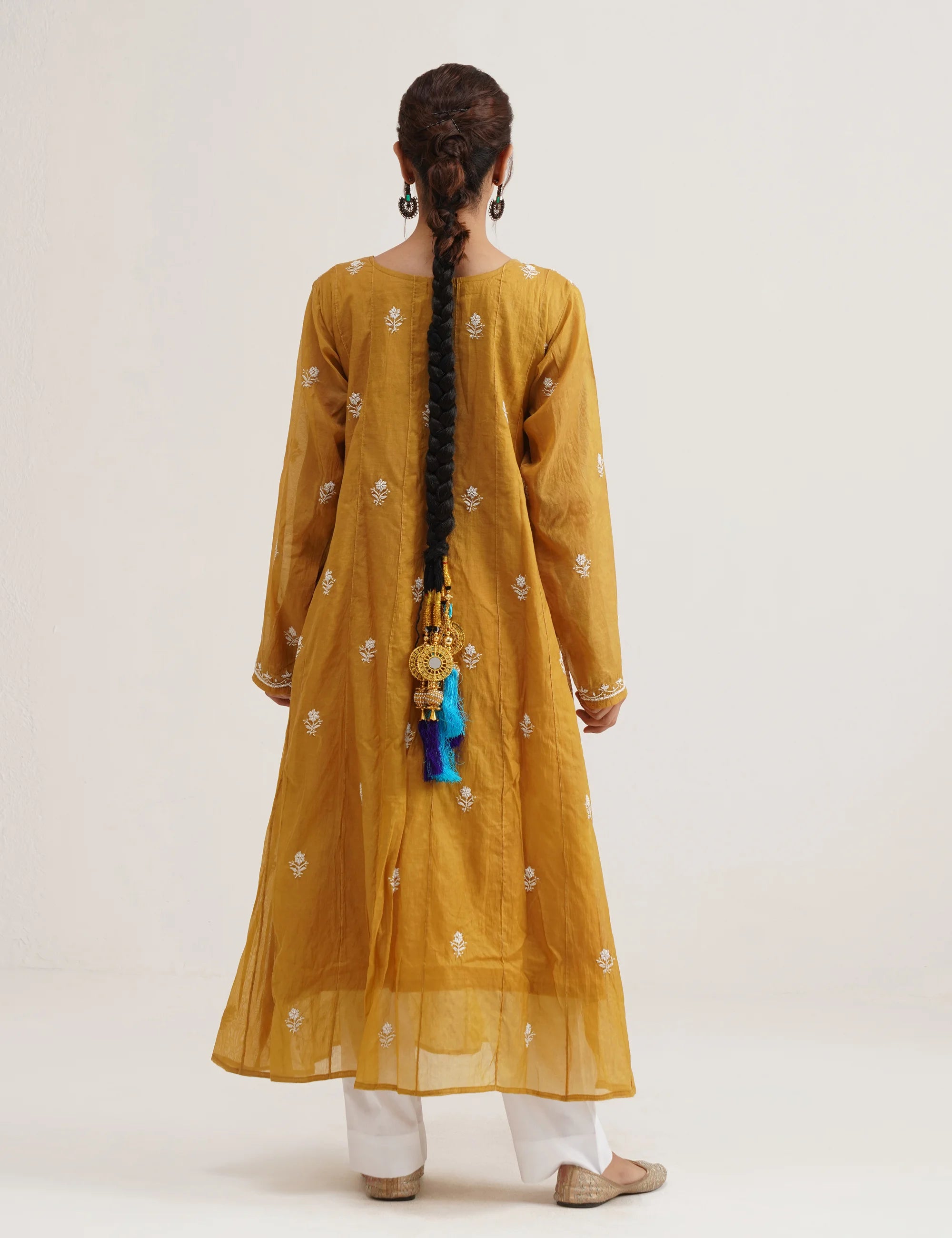 MIRAA CHIKANKARI ANARKALI SET OF THREE