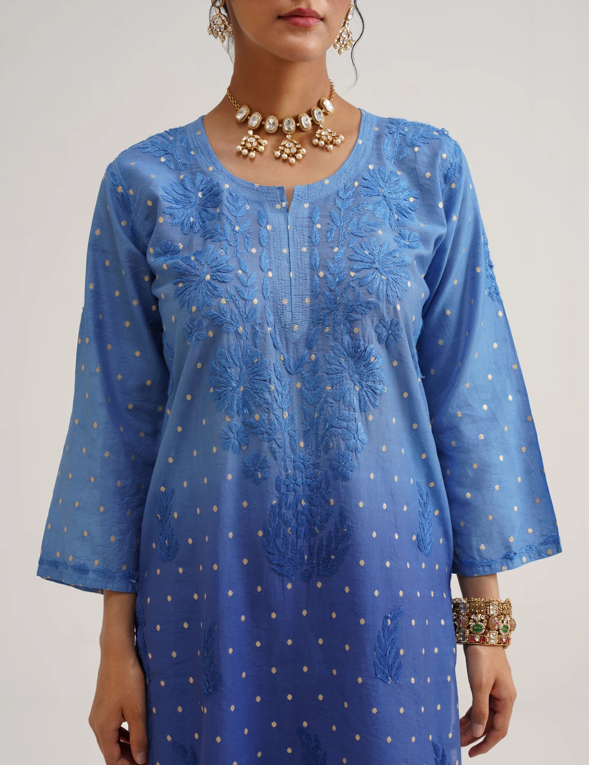 GULNAAR BANARASI SUIT SET OF THREE