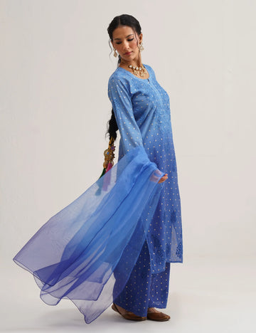 GULNAAR BANARASI SUIT SET OF THREE