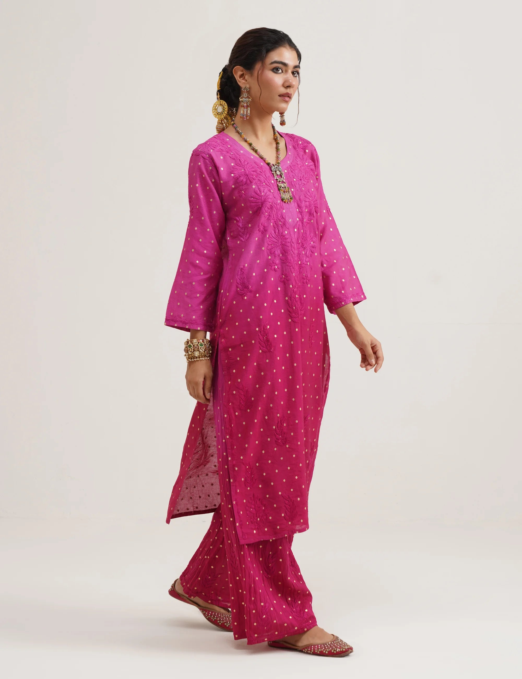 GULNAAR BANARASI SUIT SET OF THREE