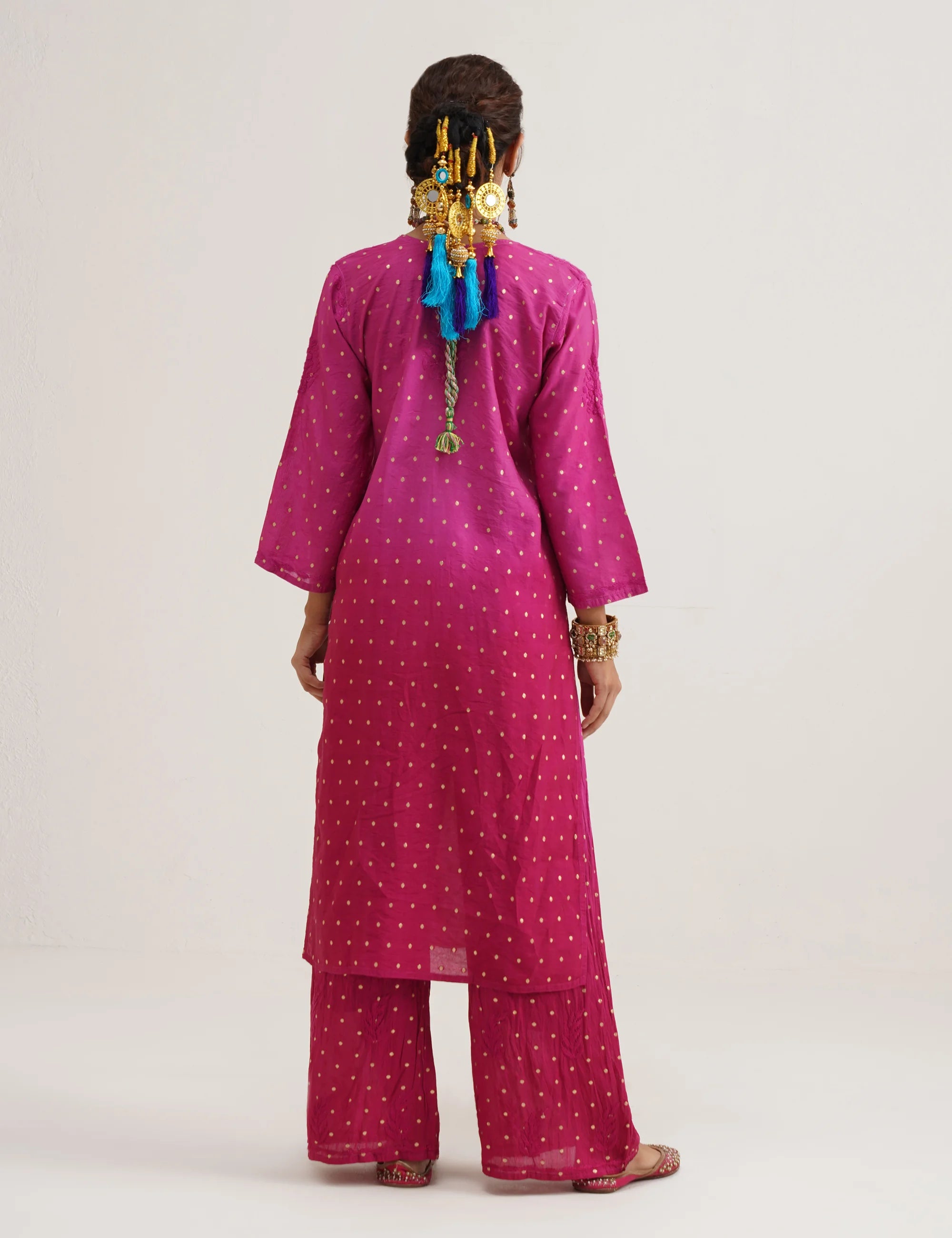 GULNAAR BANARASI SUIT SET OF THREE