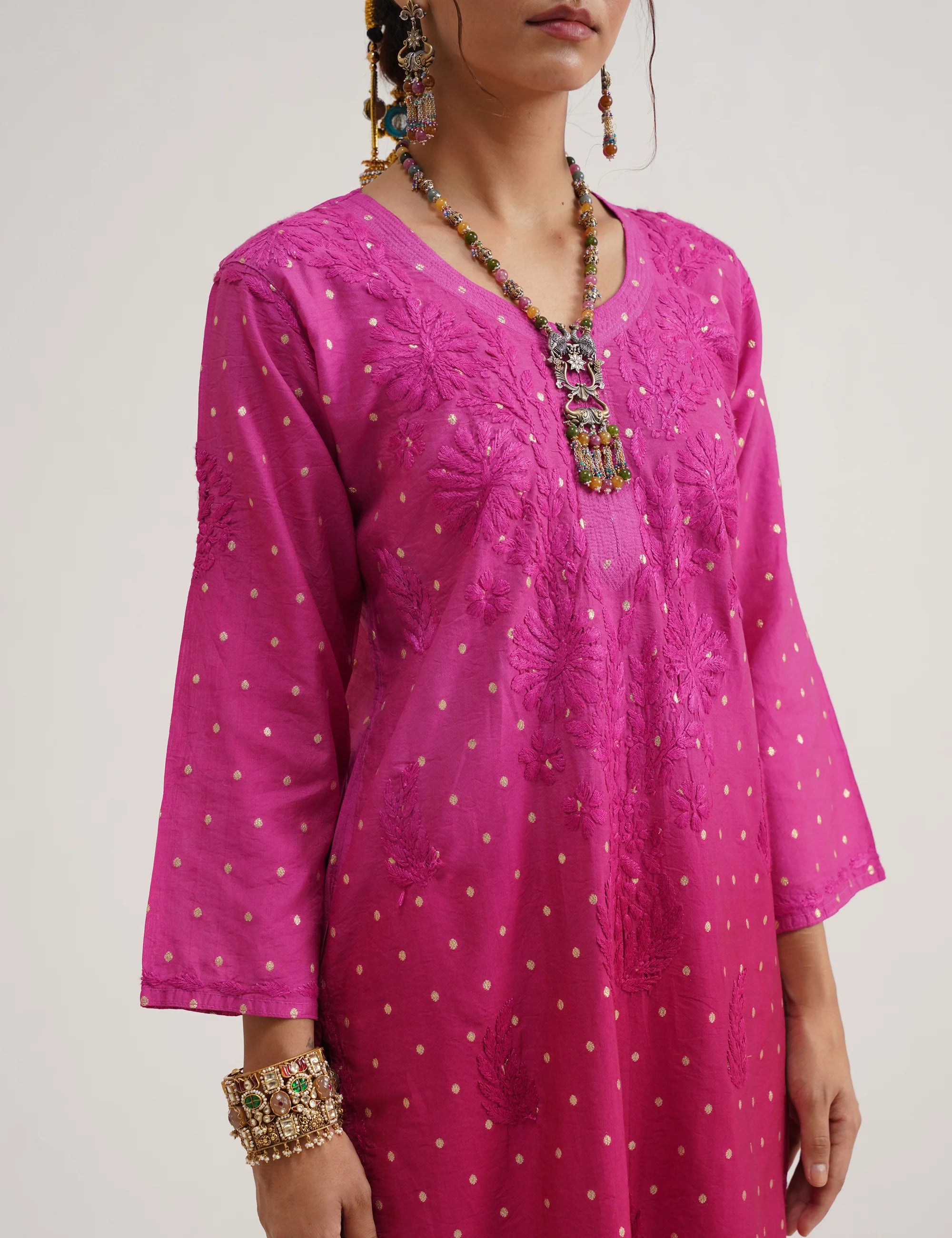 GULNAAR BANARASI SUIT SET OF THREE
