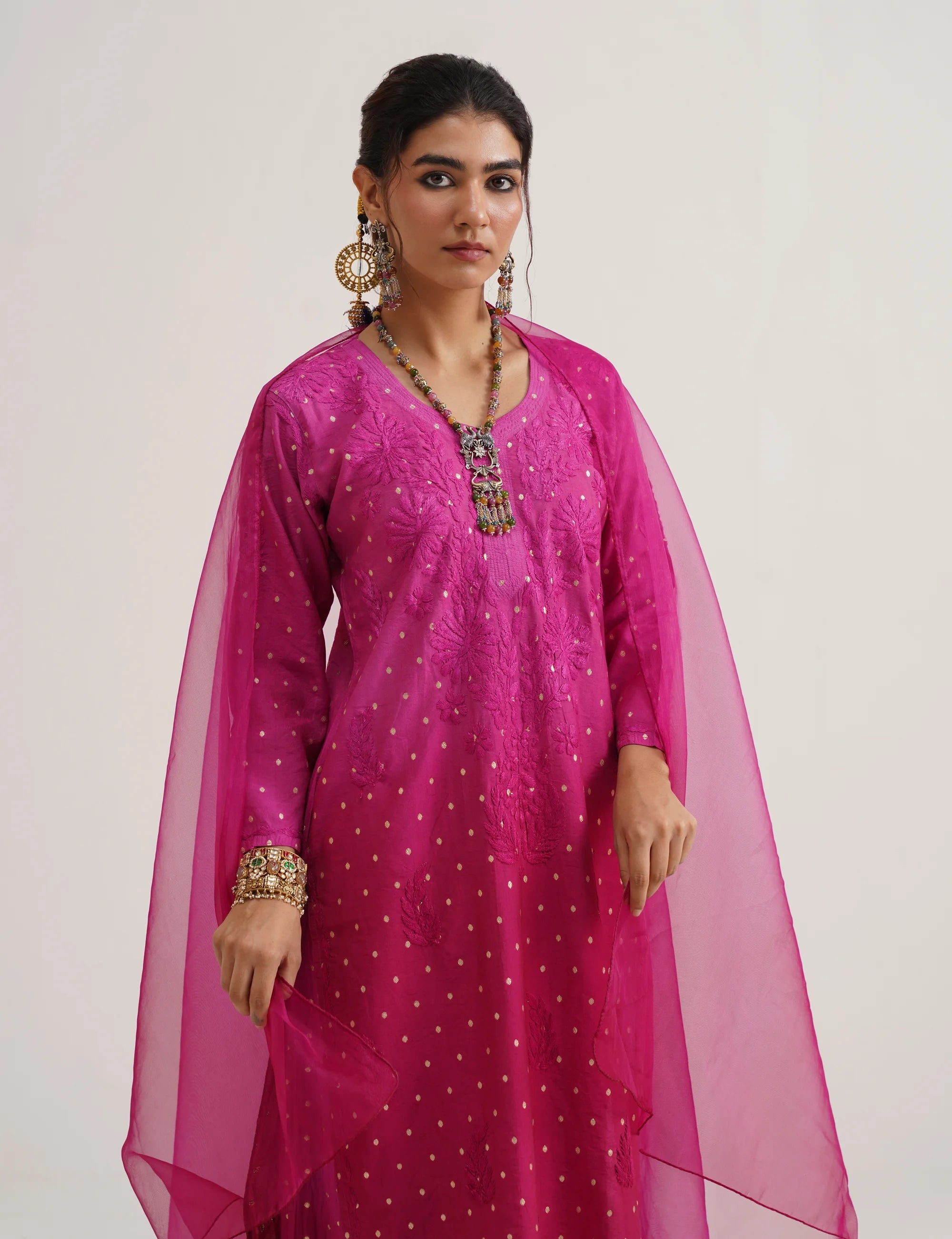 GULNAAR BANARASI SUIT SET OF THREE