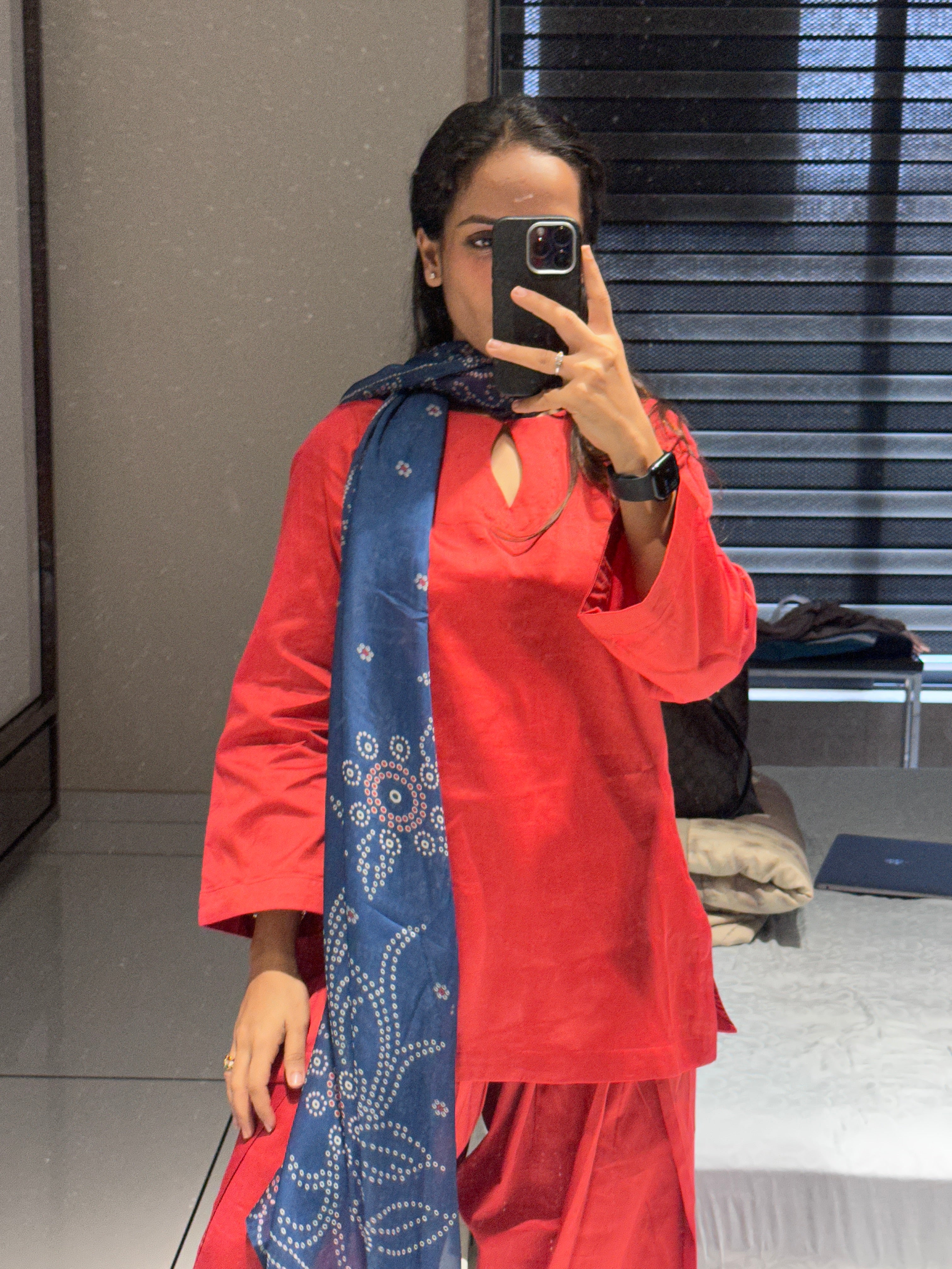 'Zuhra' Bandhani farshi salwar swlet