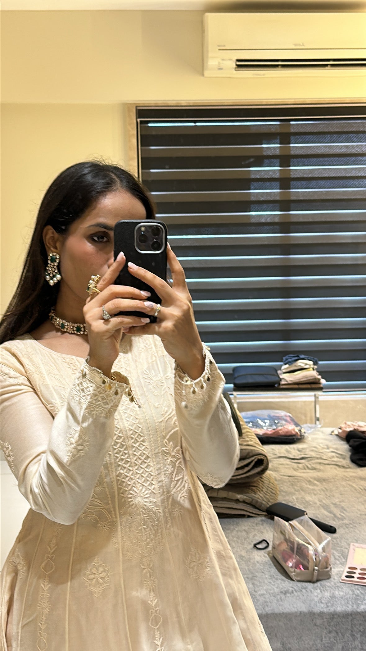 Mizba Chikankari Kurta set
