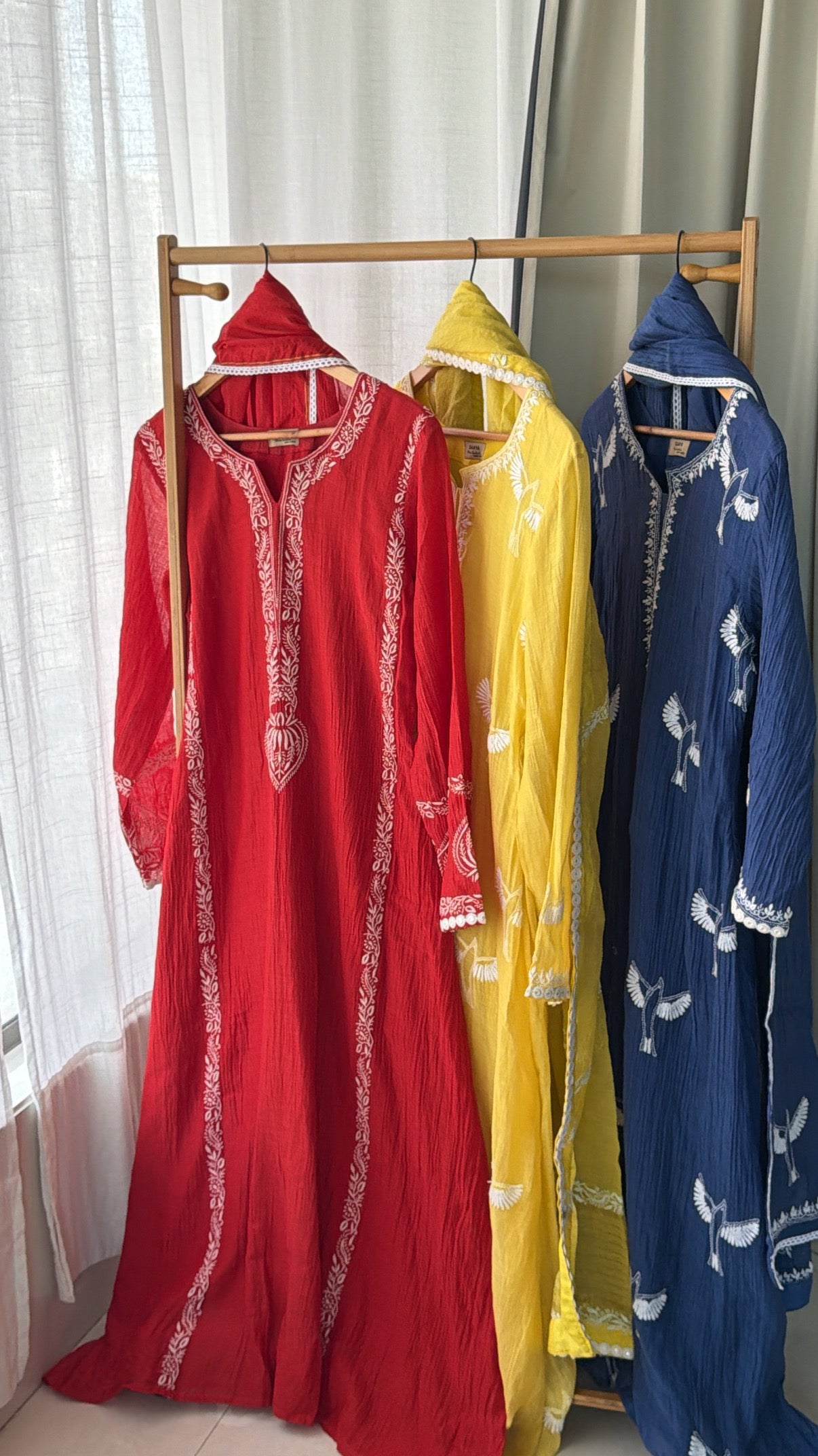 AFREEN CHIKANKARI SET OF THREE