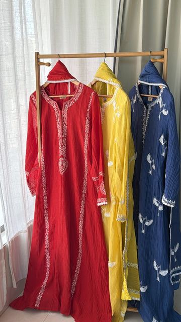 AFREEN CHIKANKARI SET OF THREE