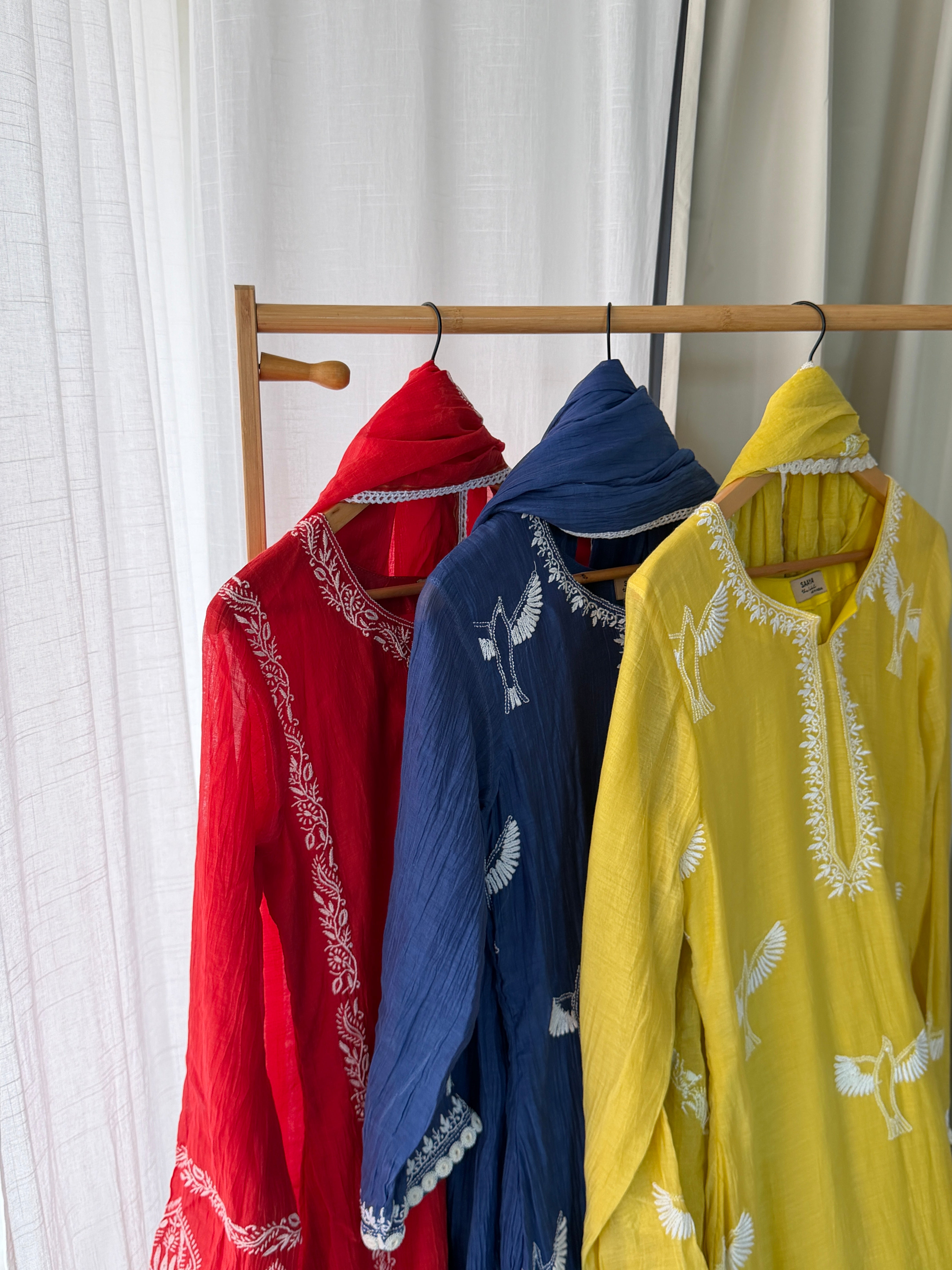 AFREEN CHIKANKARI SET OF THREE
