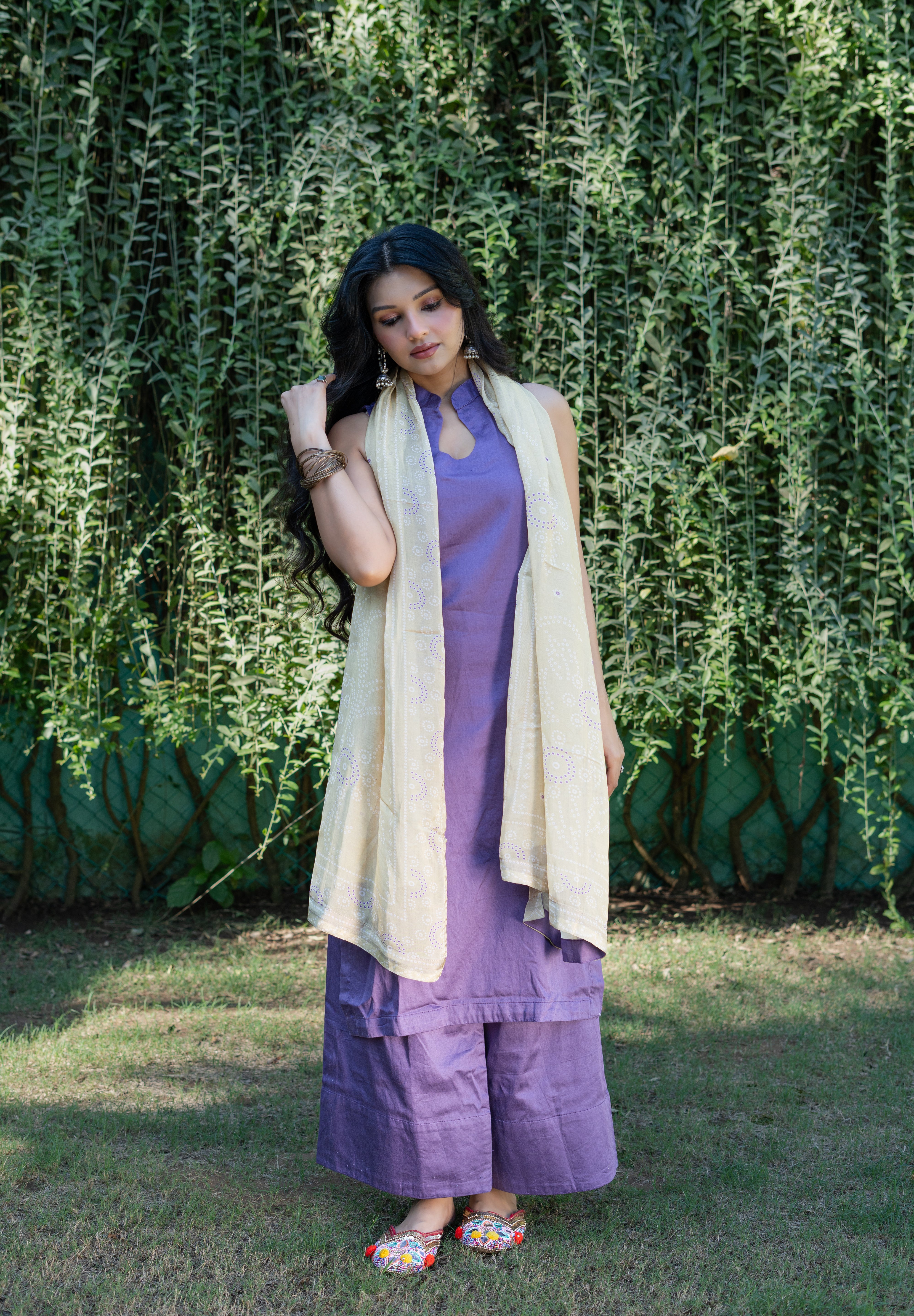 HEER - SET OF THREE IN PURPLE