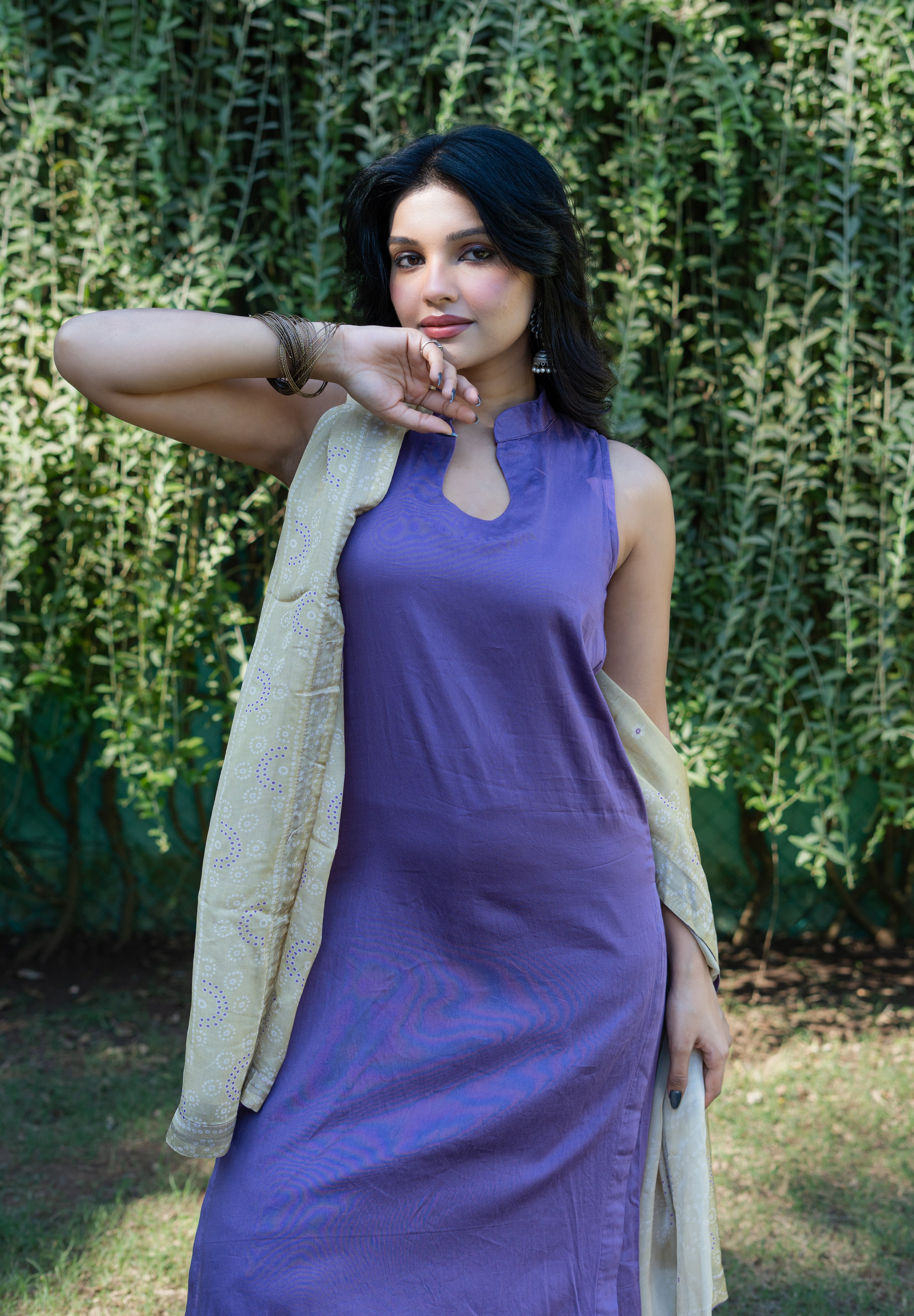 HEER - SET OF THREE IN PURPLE