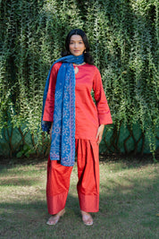 ZUHRA - SET OF THREE IN RED