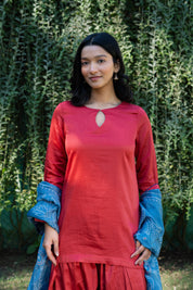 ZUHRA - SET OF THREE IN RED