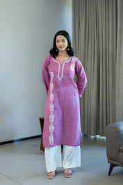 RIMJHIM KURTA IN WINE