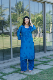 FIZA - SET OF TWO IN TEAL BLUE