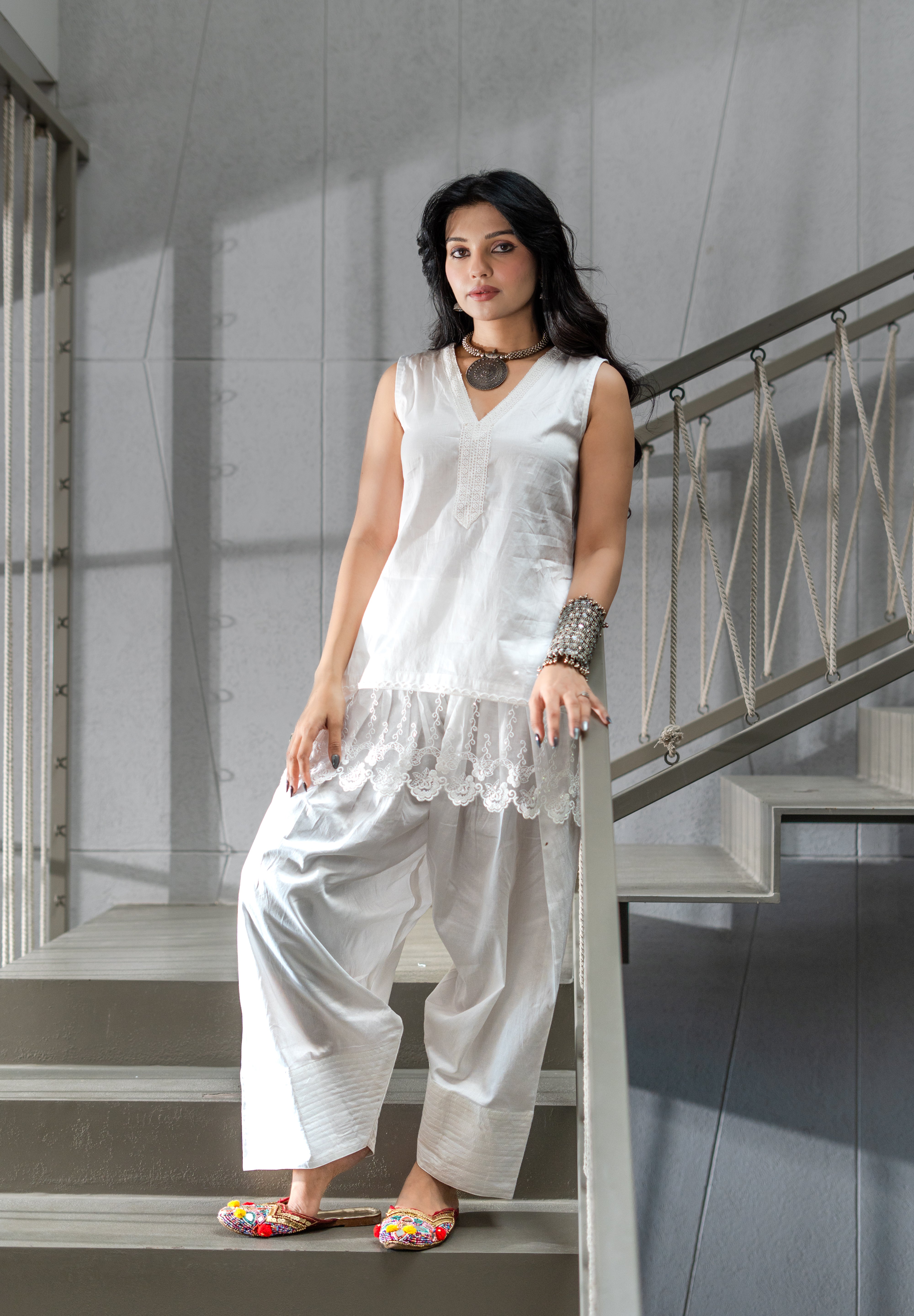 TARA - SET OF THREE IN WHITE