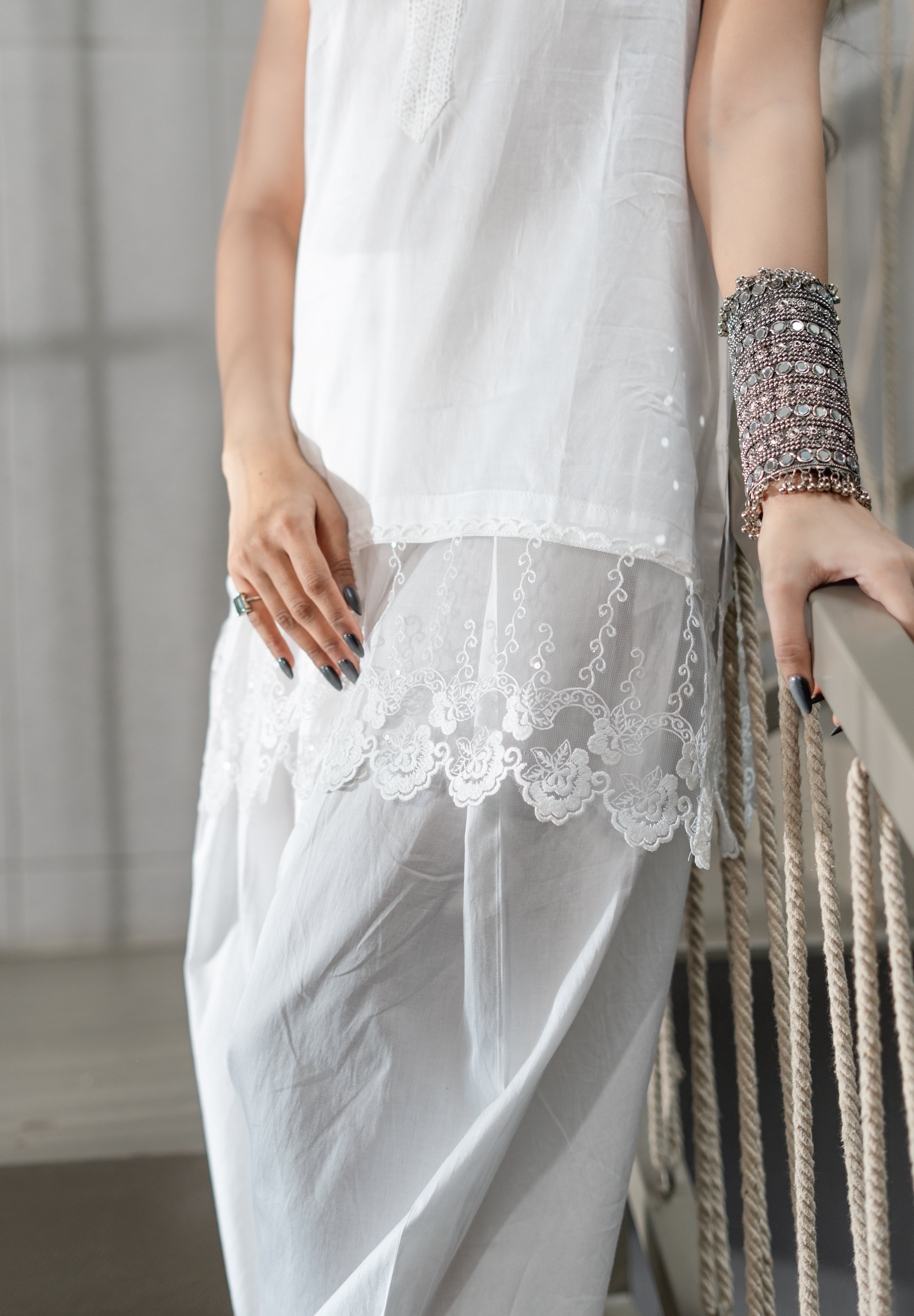 TARA - SET OF THREE IN WHITE