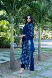 MEERAB - SET OF THREE IN BLUE