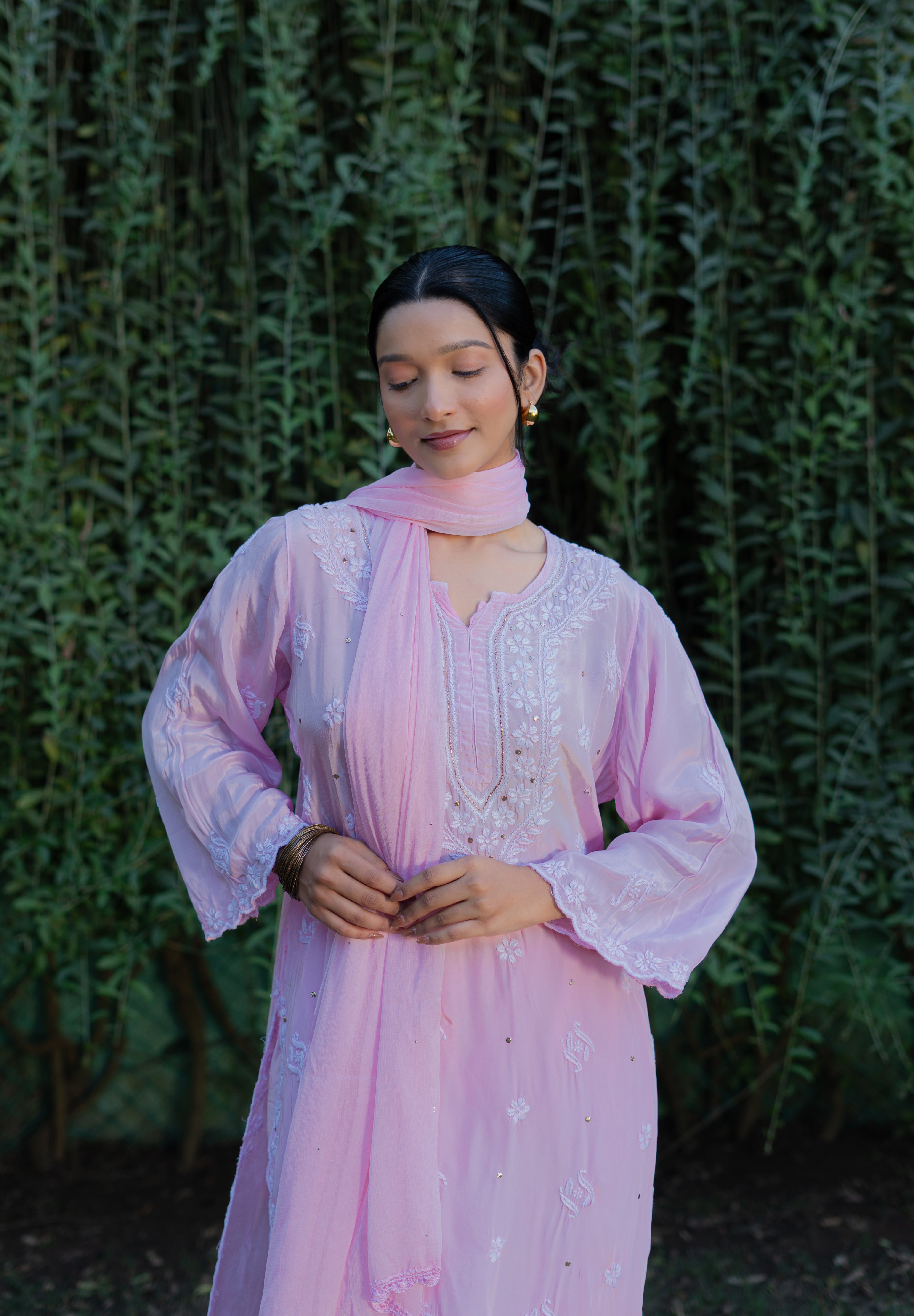 NOORIZA - SET OF THREE IN BABY PINK