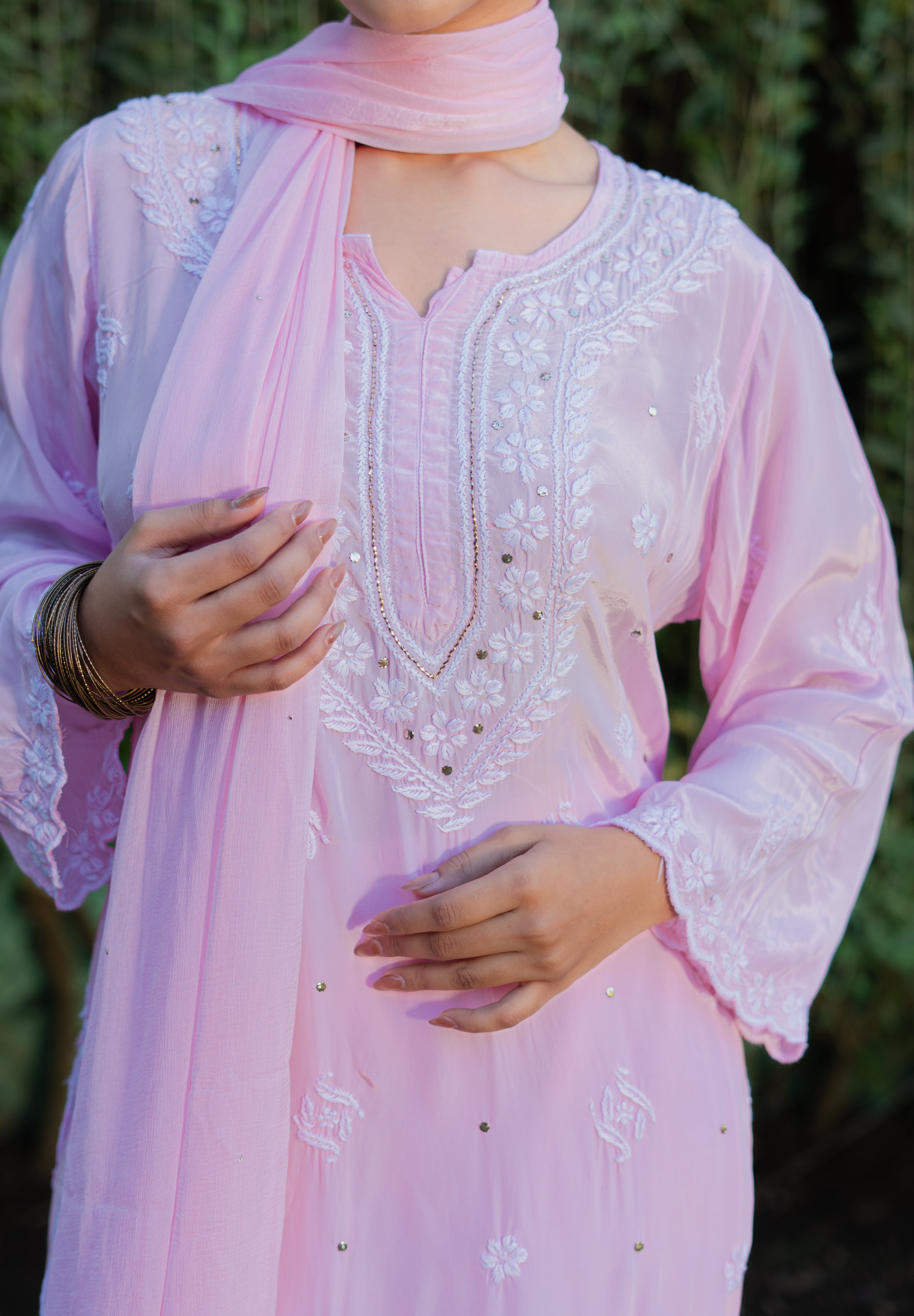 NOORIZA - SET OF THREE IN BABY PINK