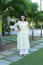 SEHER GOWN IN LEMON YELLOW