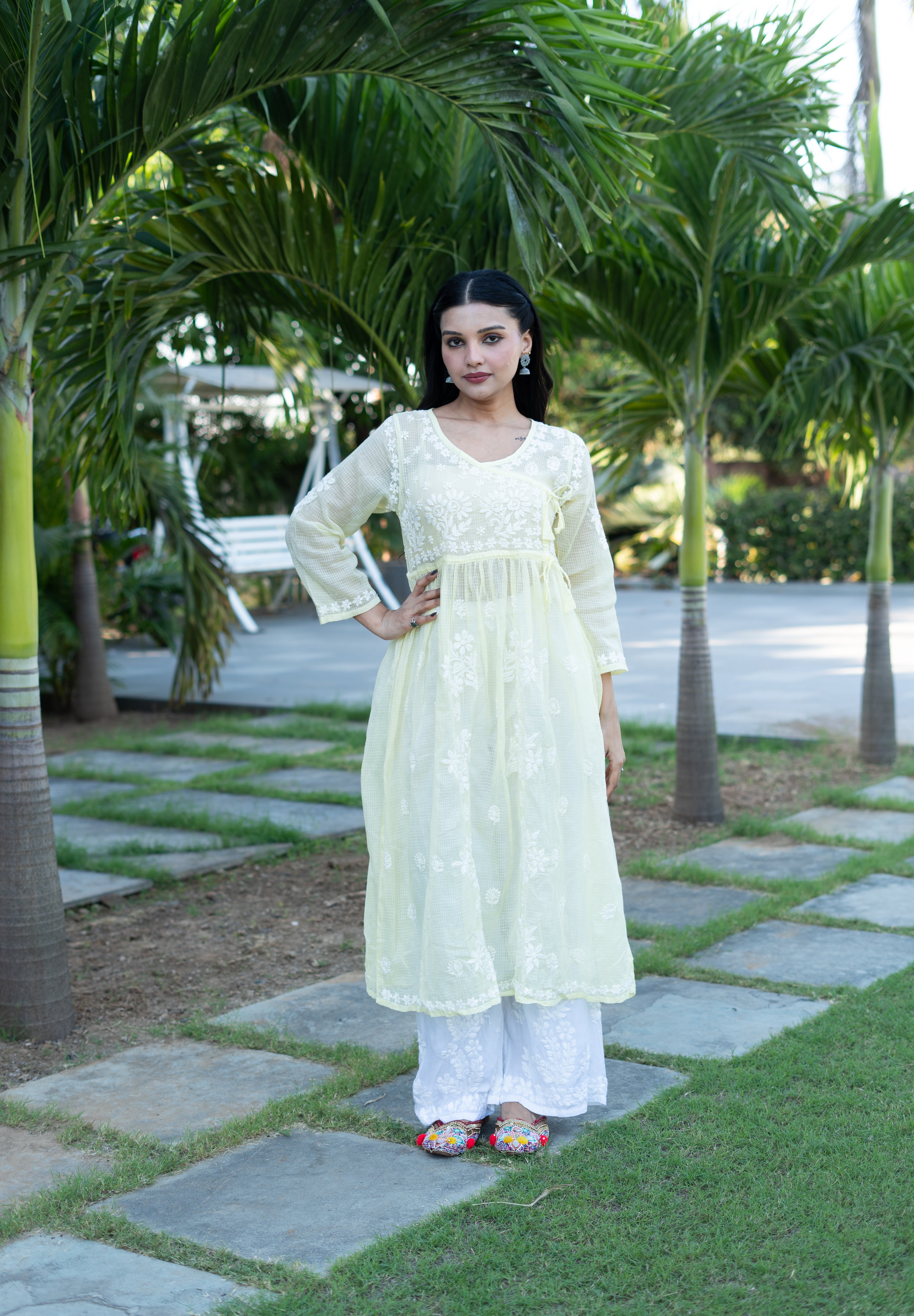 SEHER - SET OF THREE IN LEMON YELLOW