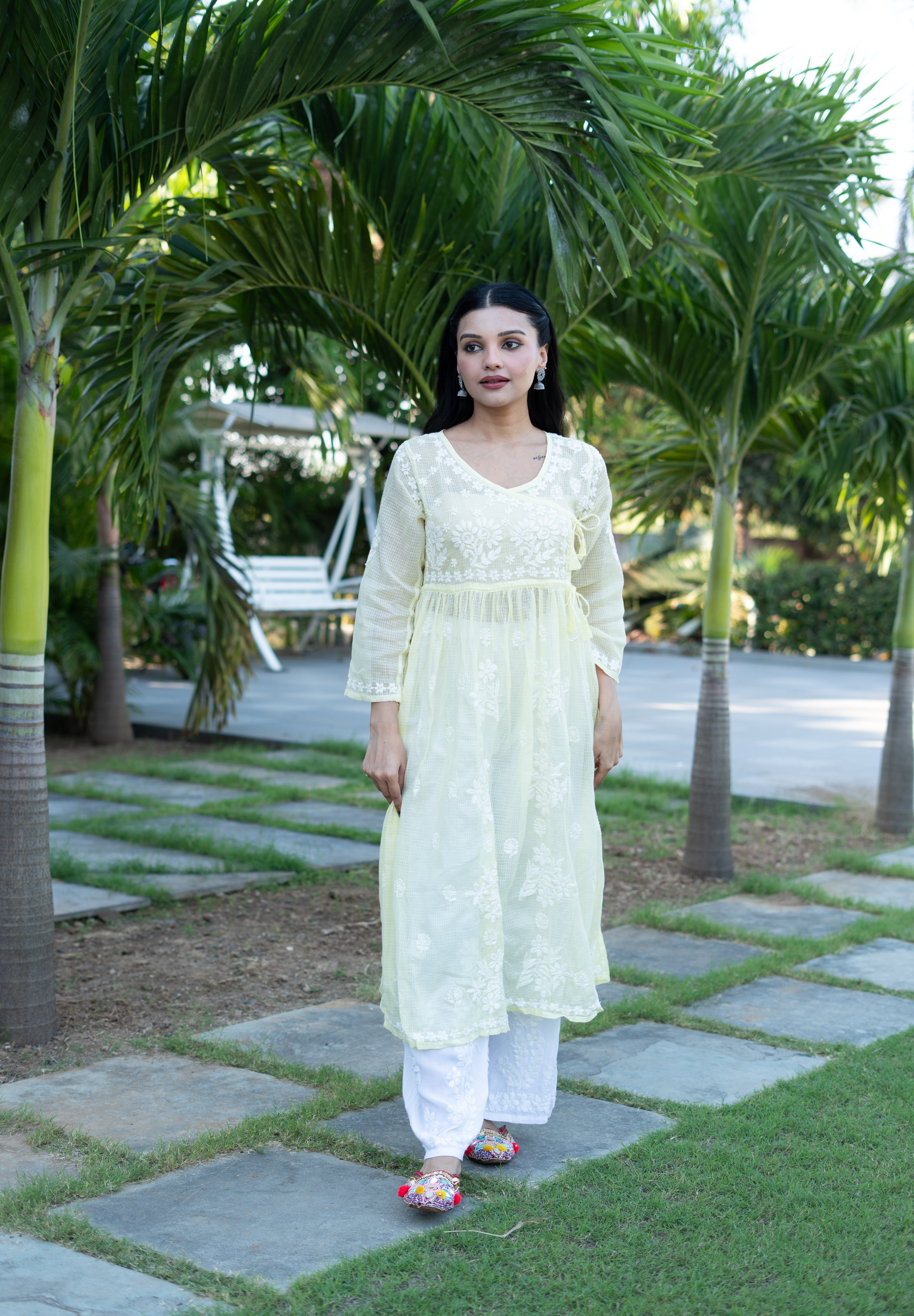 SEHER - SET OF THREE IN LEMON YELLOW