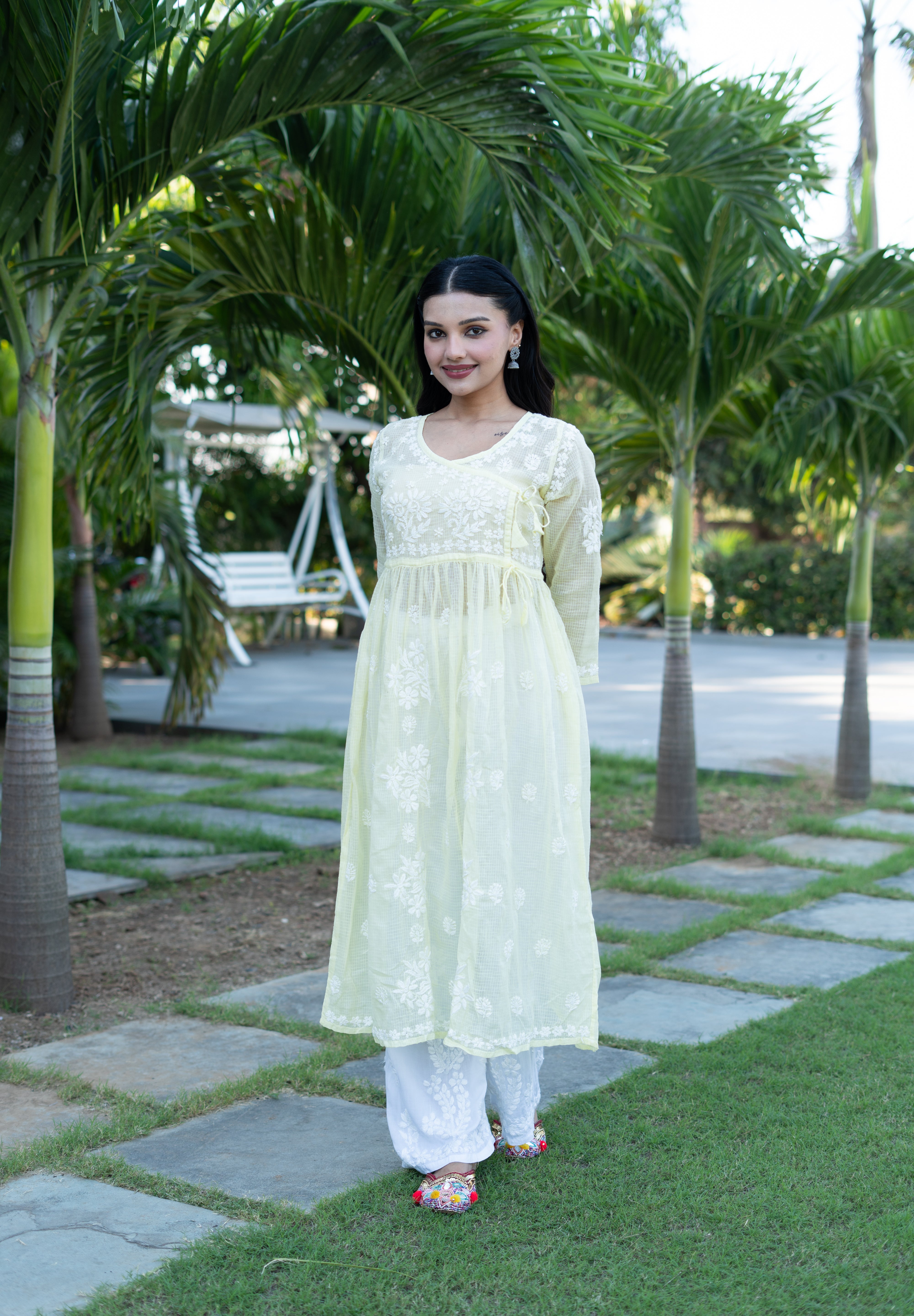 SEHER - SET OF THREE IN LEMON YELLOW