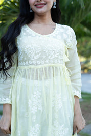 SEHER GOWN IN LEMON YELLOW