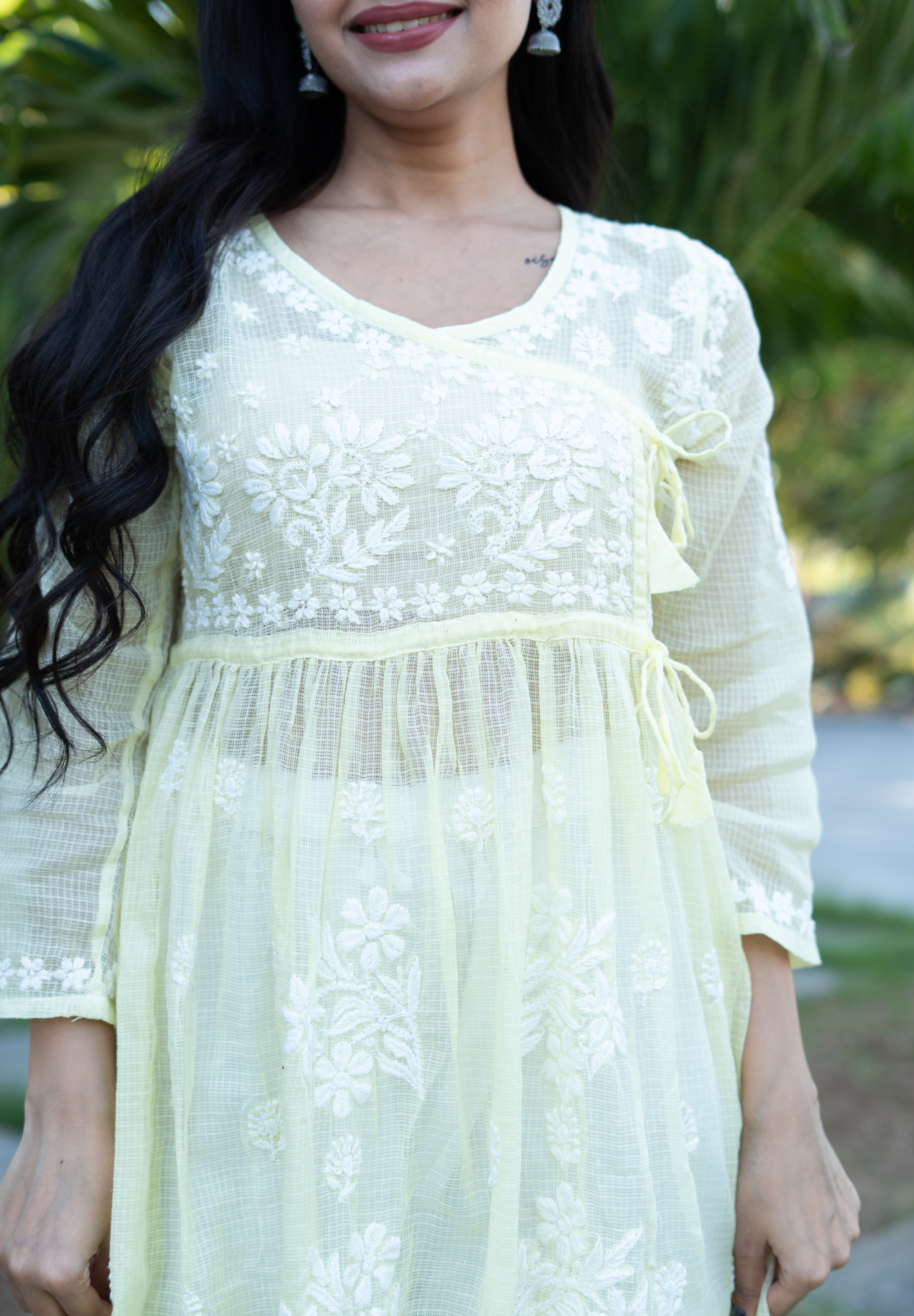 SEHER GOWN IN LEMON YELLOW