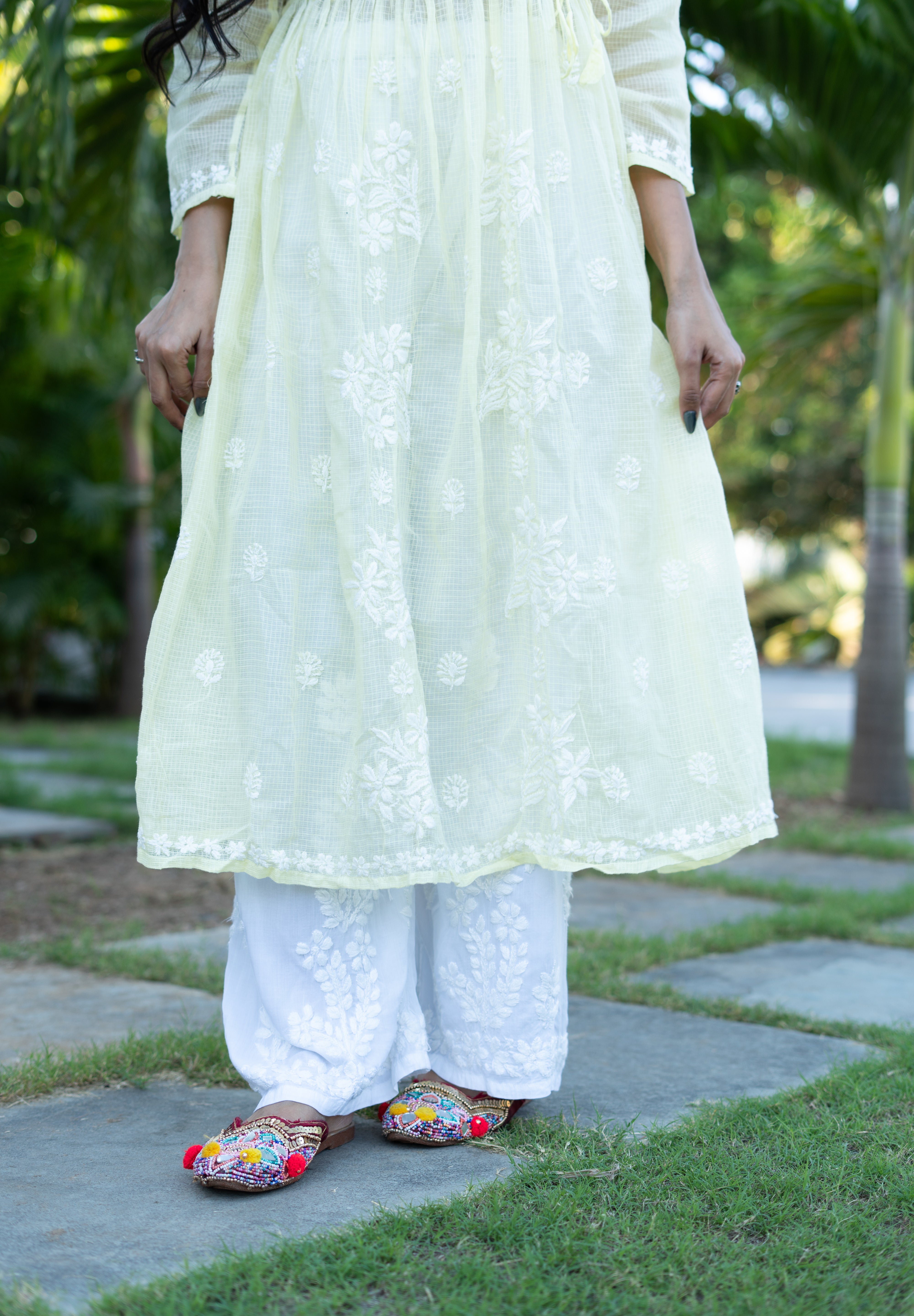 SEHER - SET OF THREE IN LEMON YELLOW