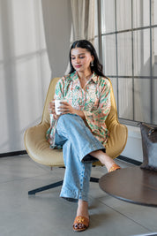 RUMANI - SET OF TWO IN GREEN MULTI COLOR