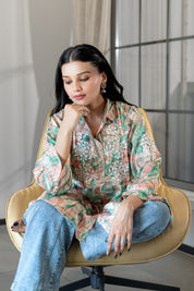 RUMANI - SET OF TWO IN GREEN MULTI COLOR