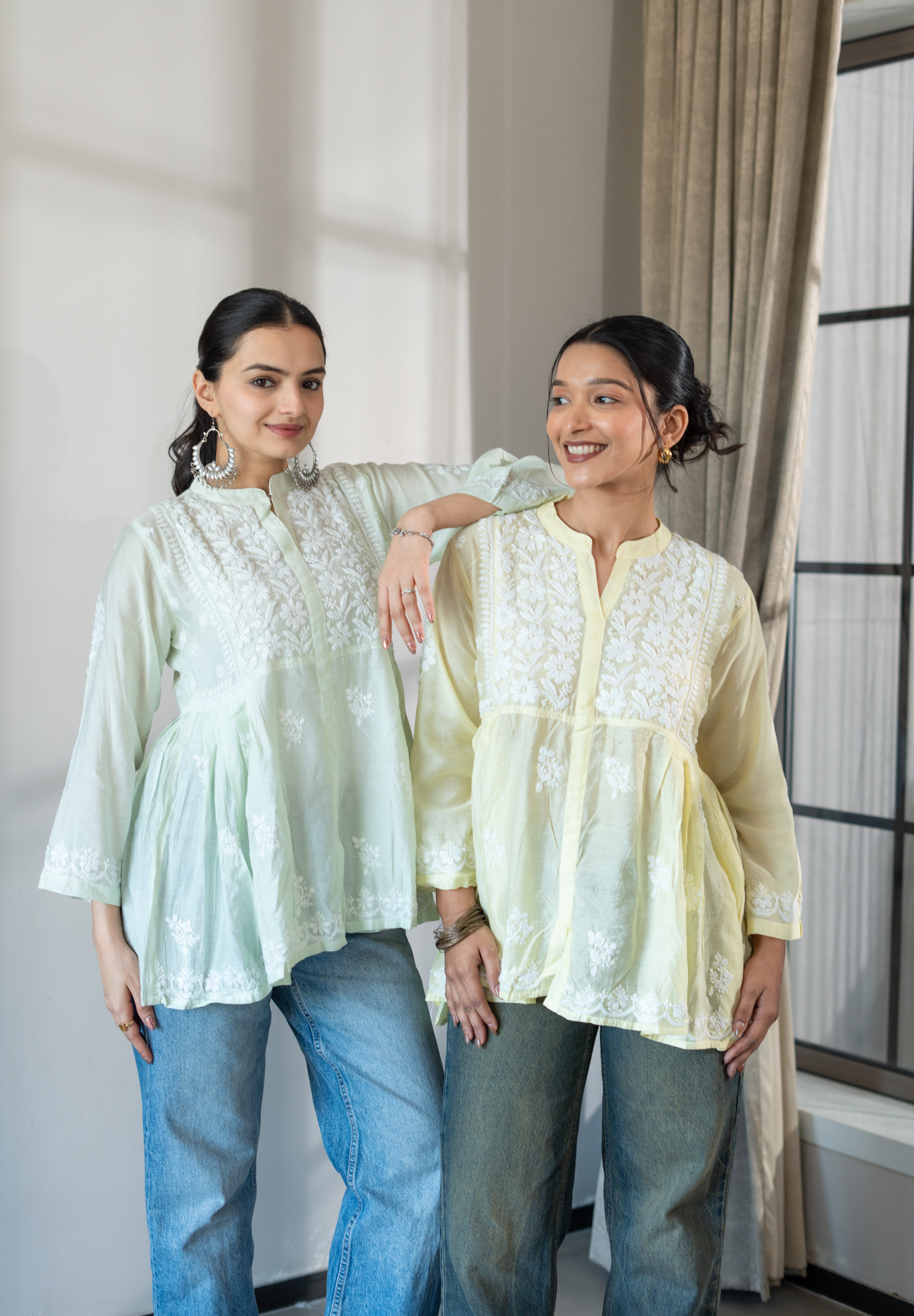 AARZOO - SET OF TWO IN LEMON YELLOW