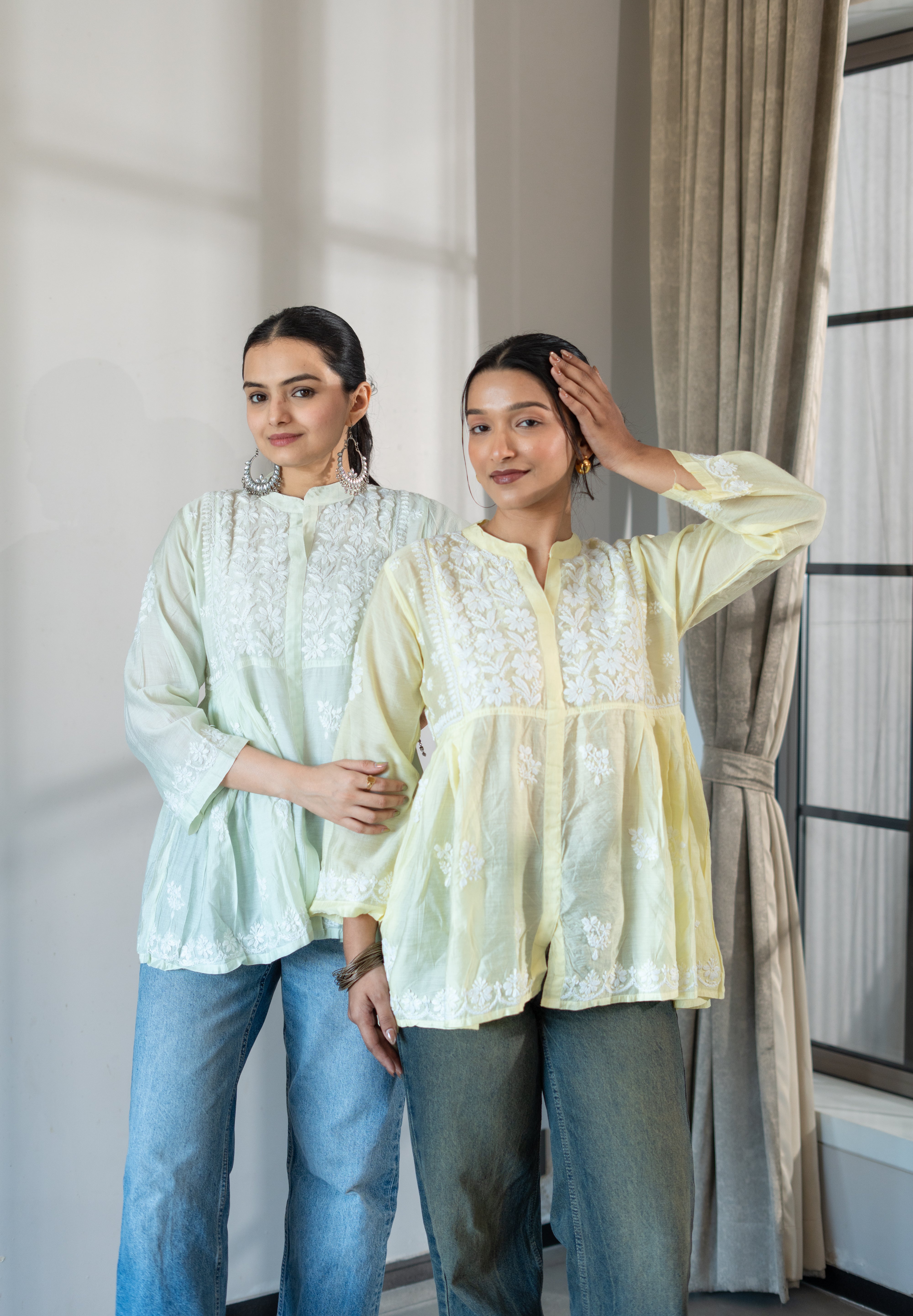 AARZOO - SET OF TWO IN MINT GREEN