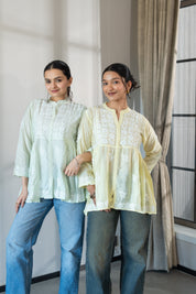 AARZOO KURTA IN LEMON YELLOW