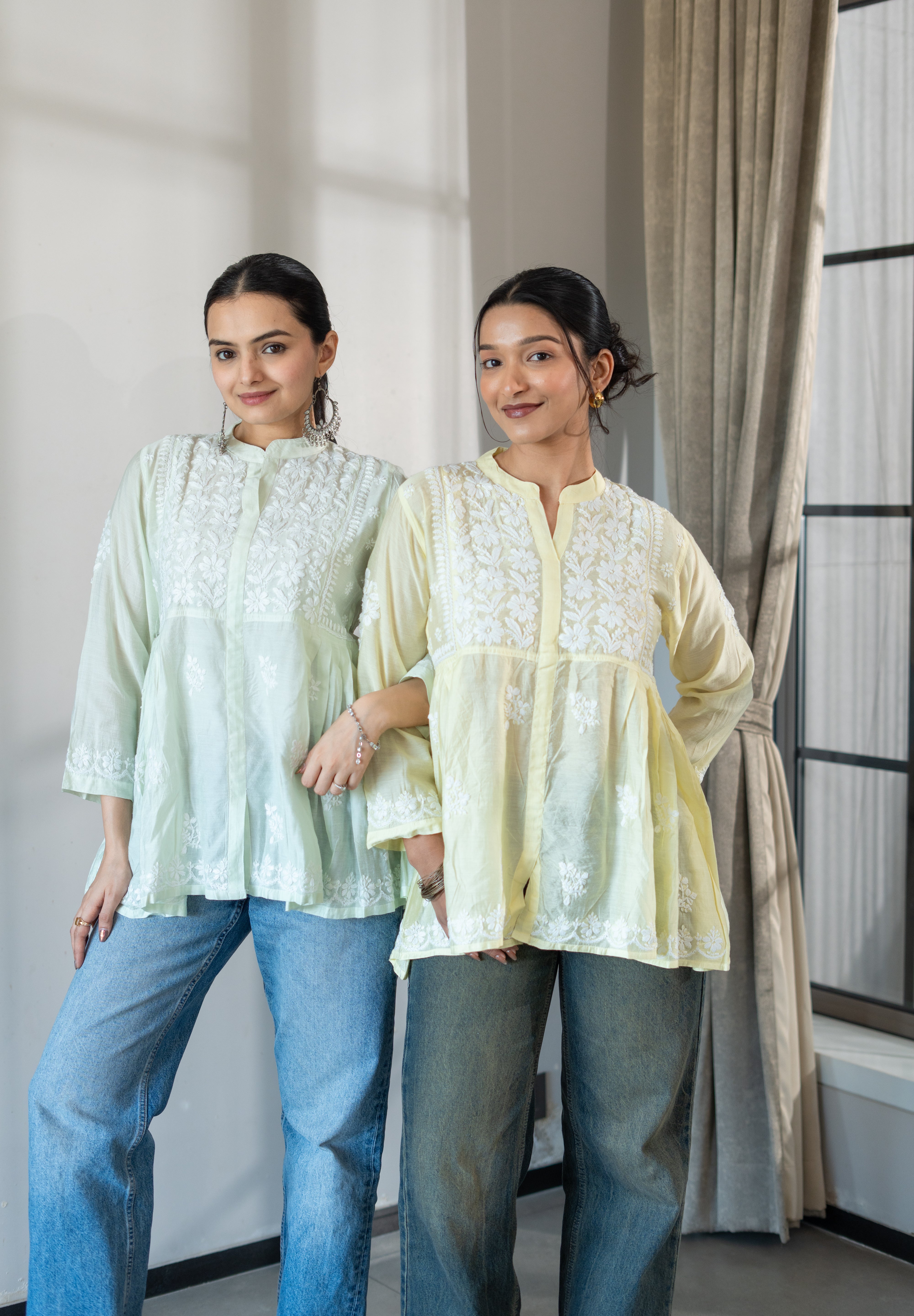 AARZOO - SET OF TWO IN LEMON YELLOW