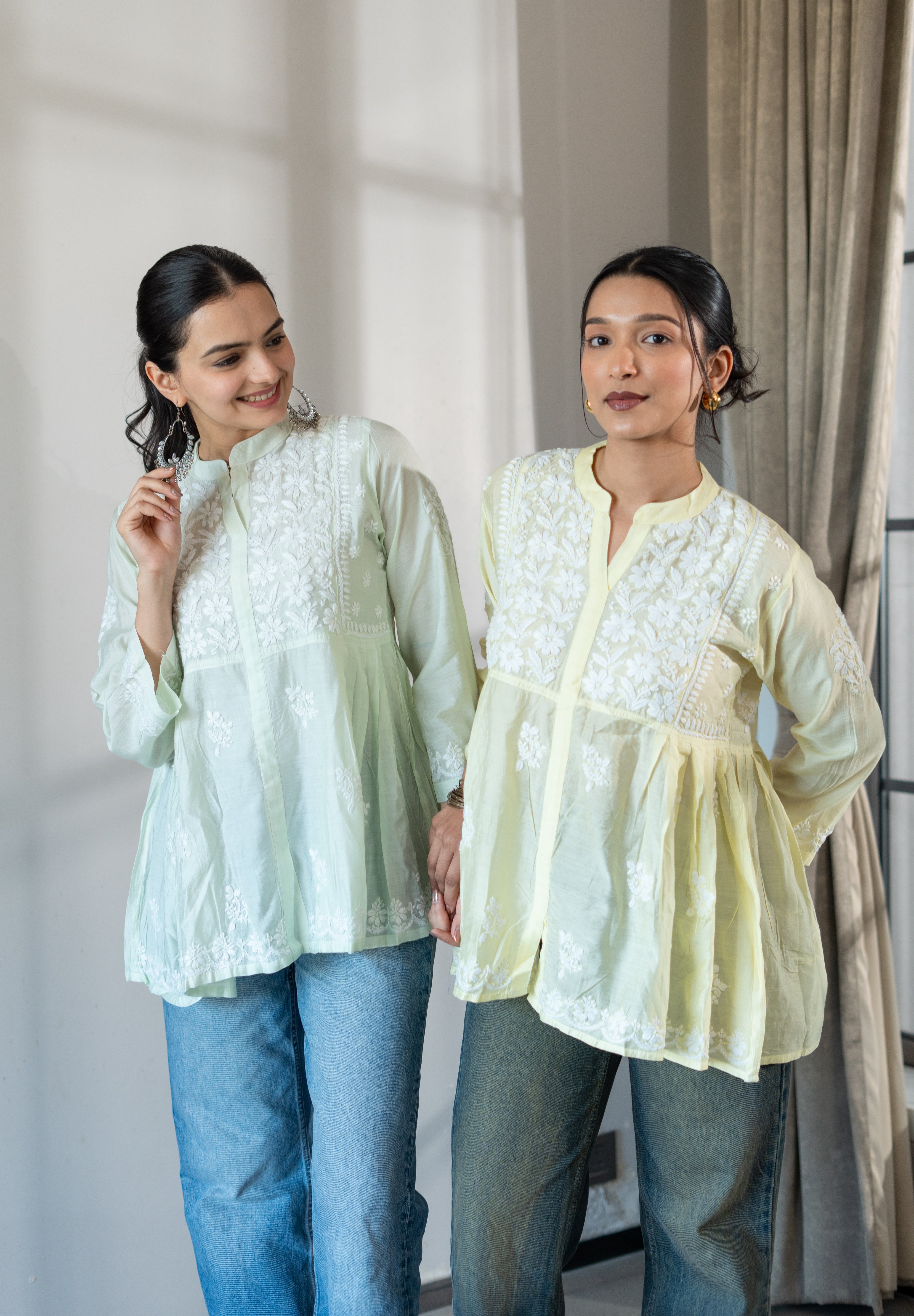 AARZOO - SET OF TWO IN MINT GREEN