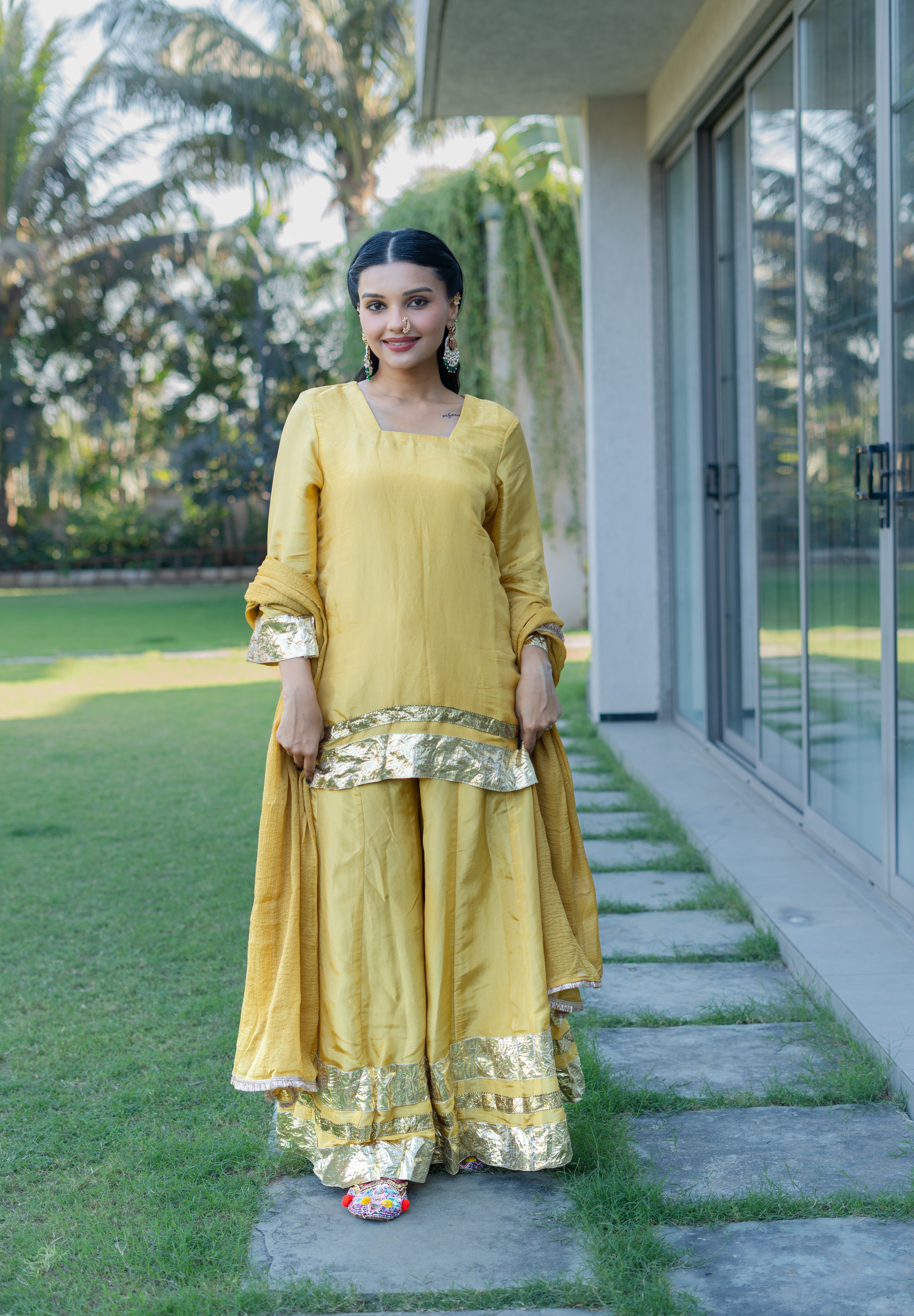 RAATRANI - SET OF THREE IN YELLOW