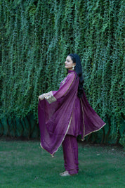 CHAMKEELI - SET OF THREE IN PURPLE