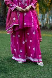 MIZBA - SET OF THREE IN HOT PINK