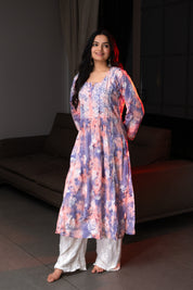 CHAAHAT KURTA IN PINK LILAC