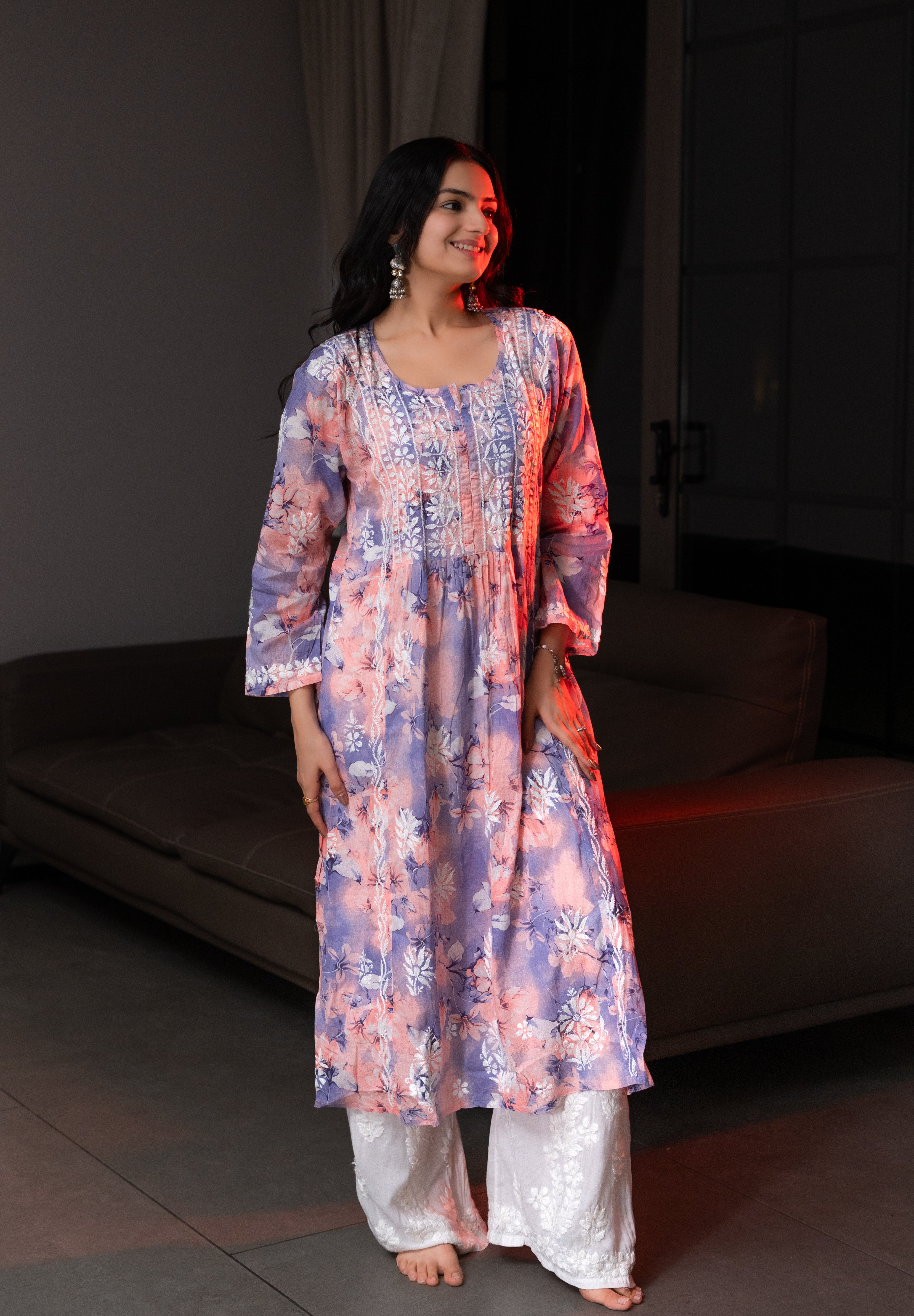 CHAHAT - SET OF TWO IN PINK LILAC