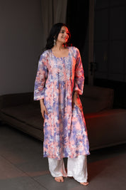 CHAAHAT KURTA IN PINK LILAC