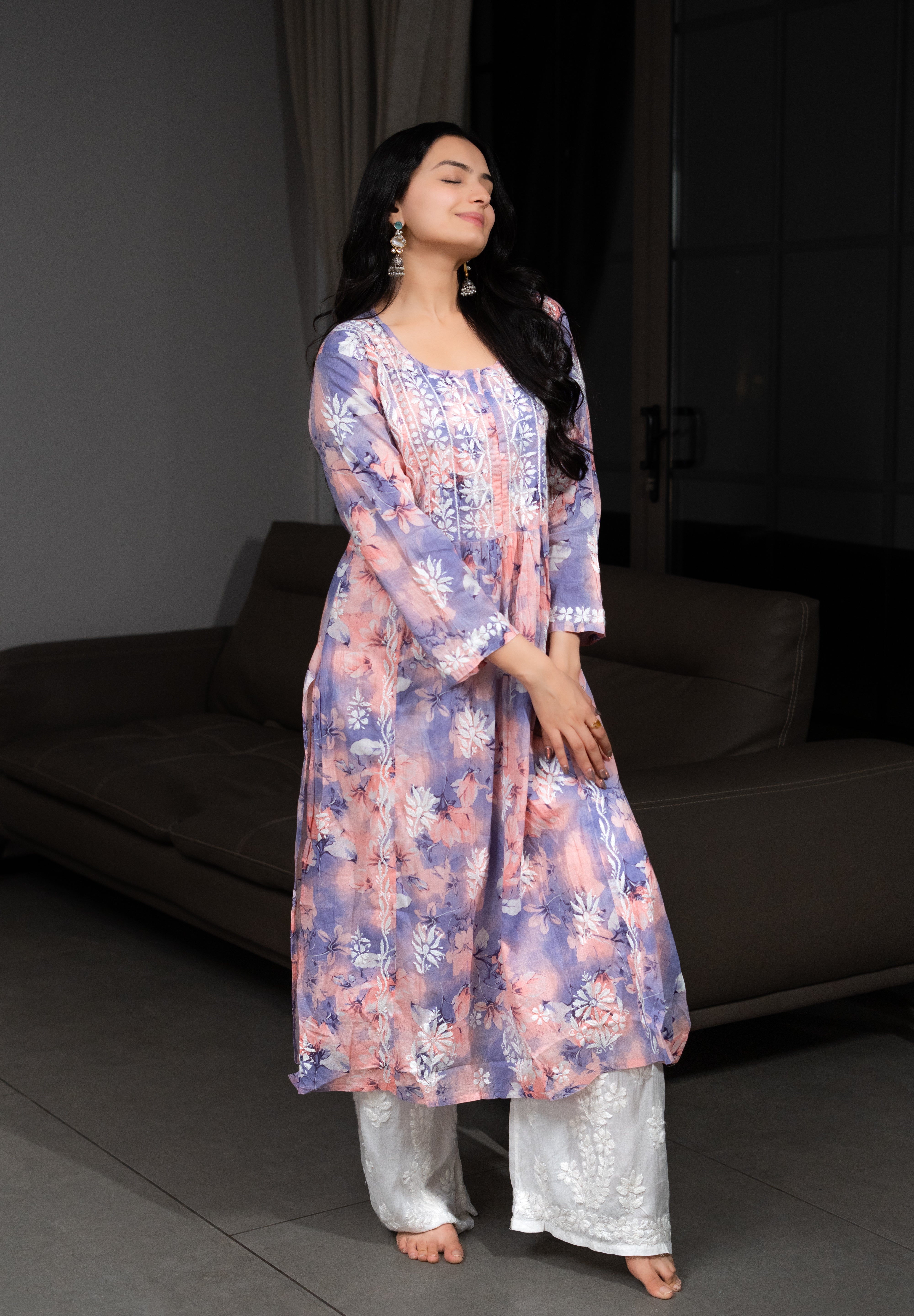 CHAHAT - SET OF TWO IN PINK LILAC